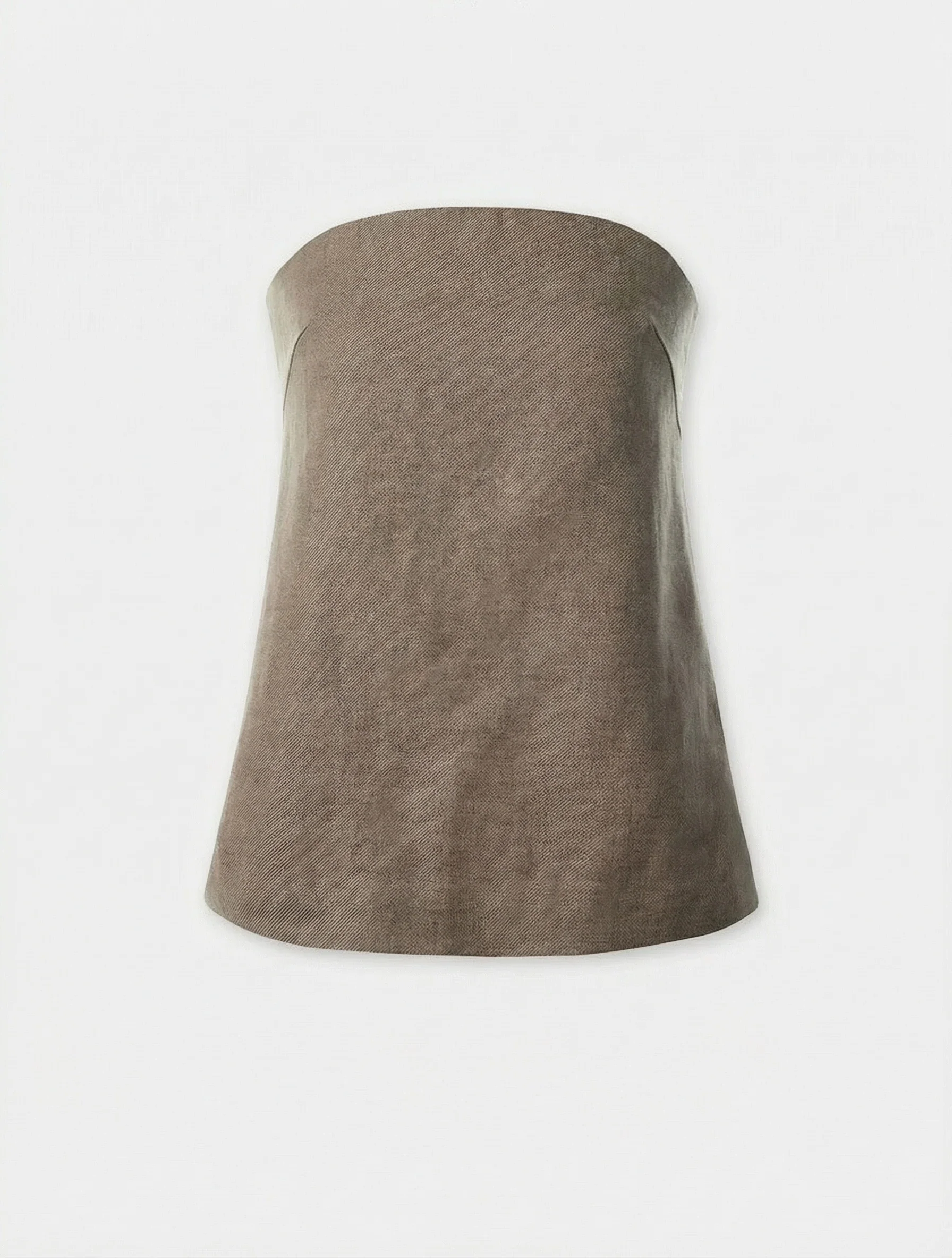 High-end Linen Strapless Shorts Set - Image 4