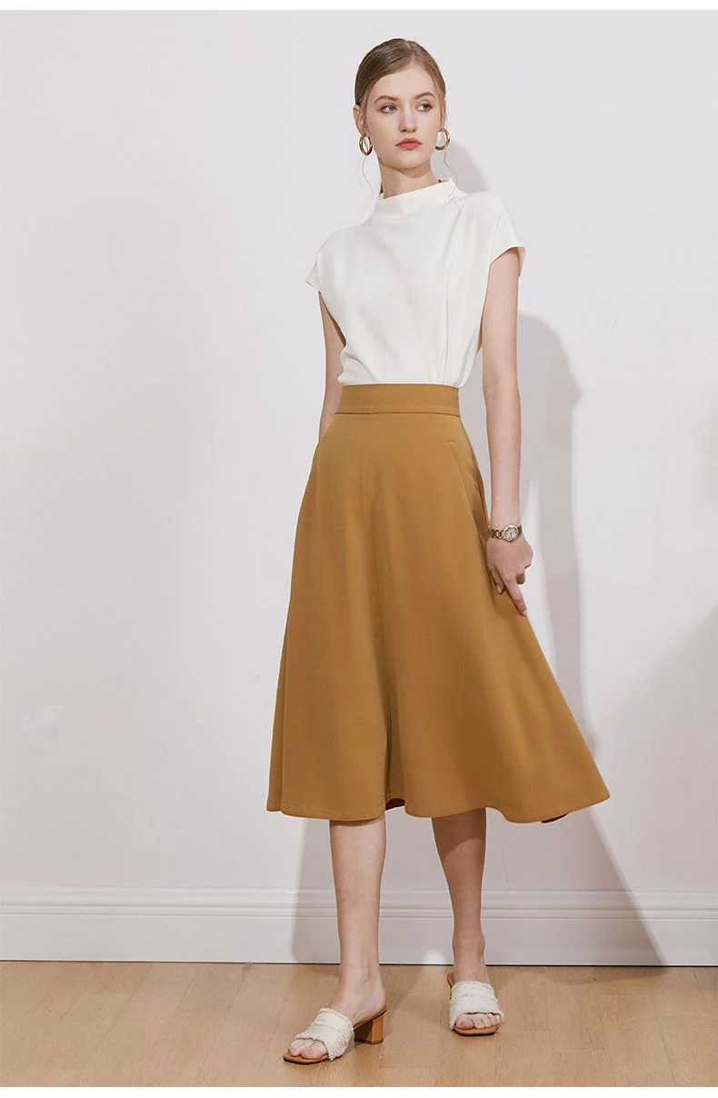 High-Neck Acetate Blouse - Image 2