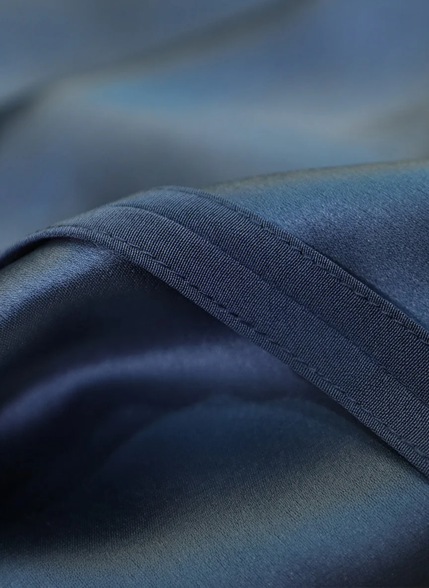 High-Neck Acetate Blouse - Image 6