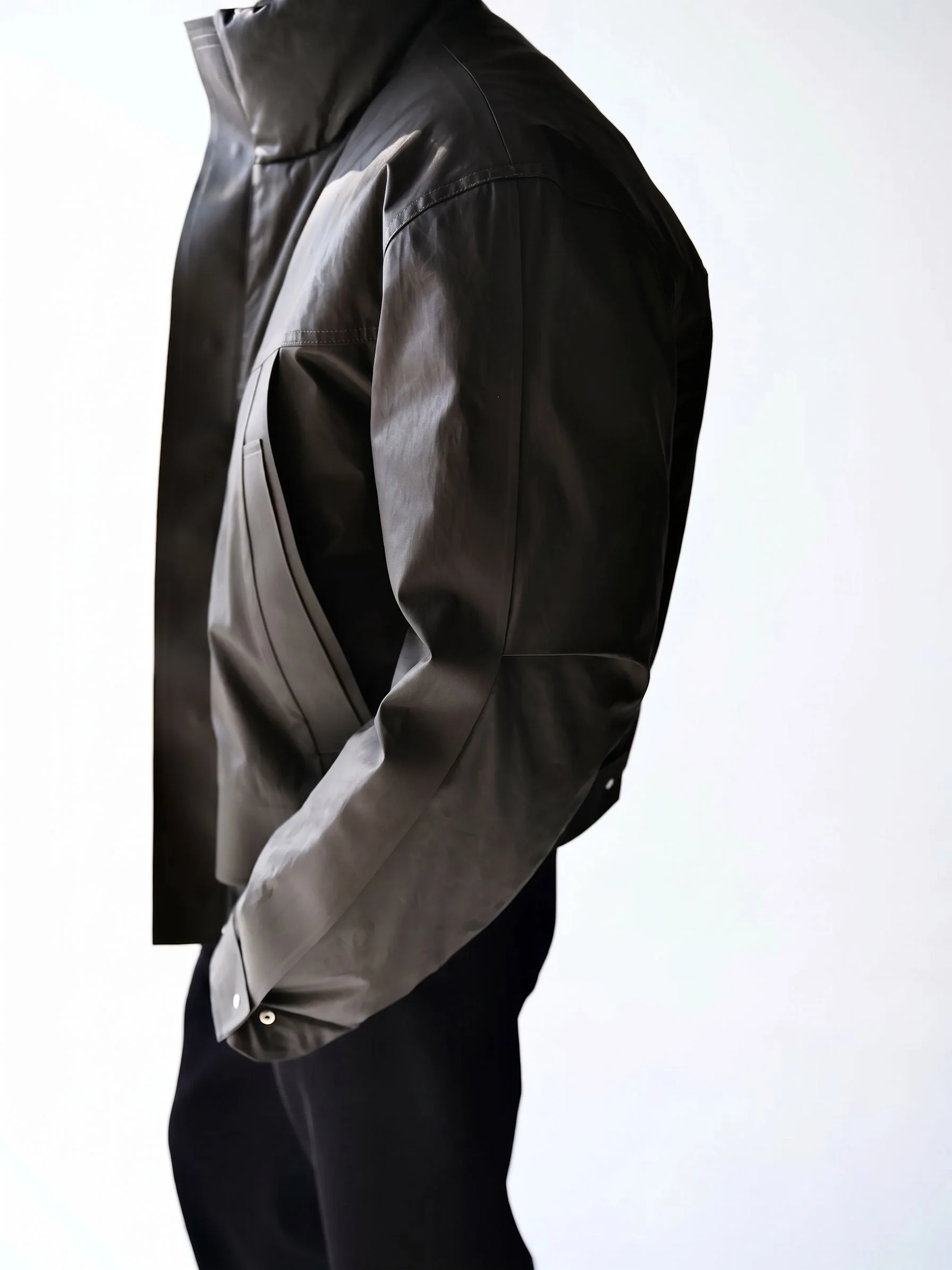 High-Neck Bomber Jacket - Image 2
