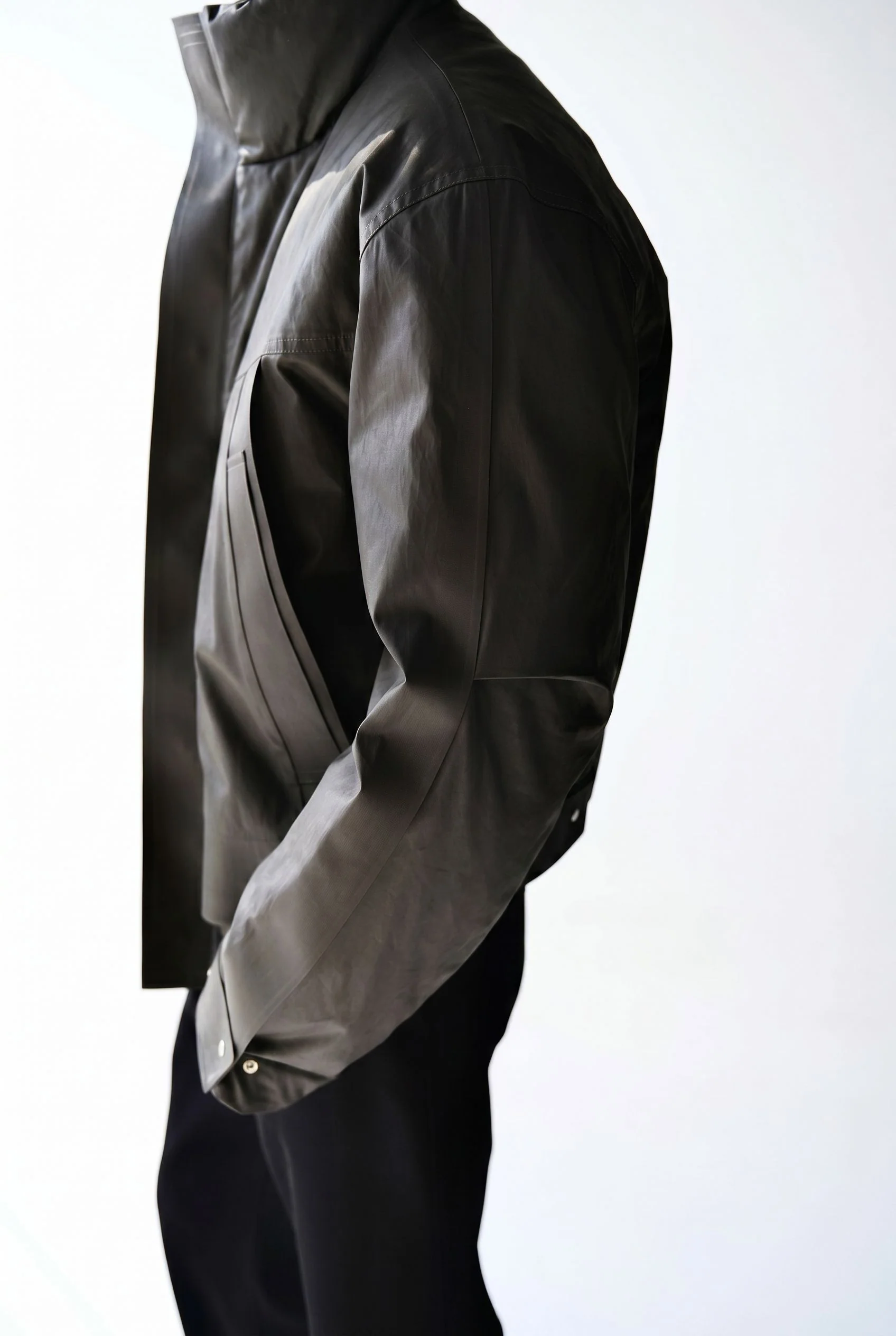 High-Neck Bomber Jacket - Image 6