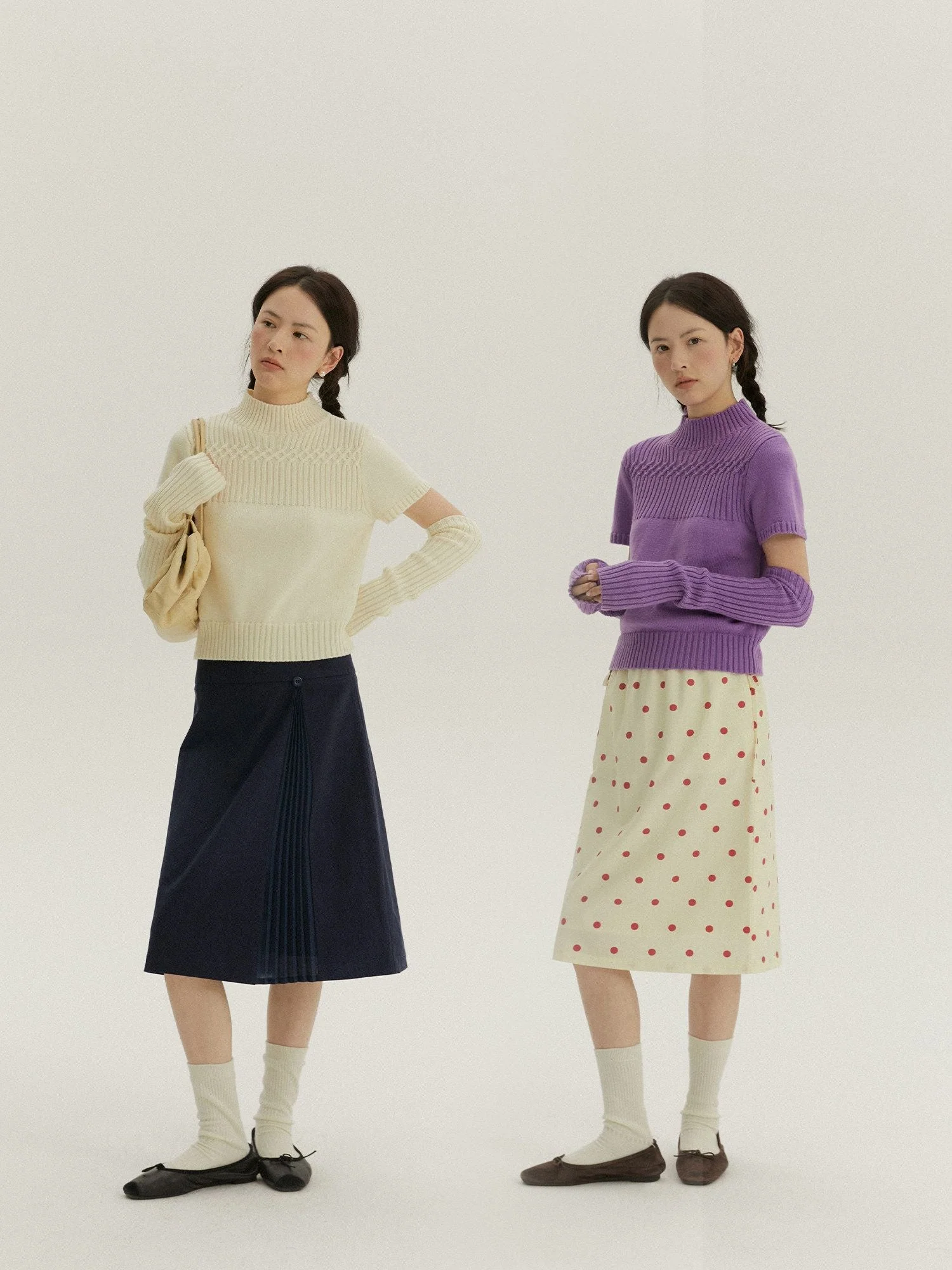 High-Neck Knit Top - Image 5
