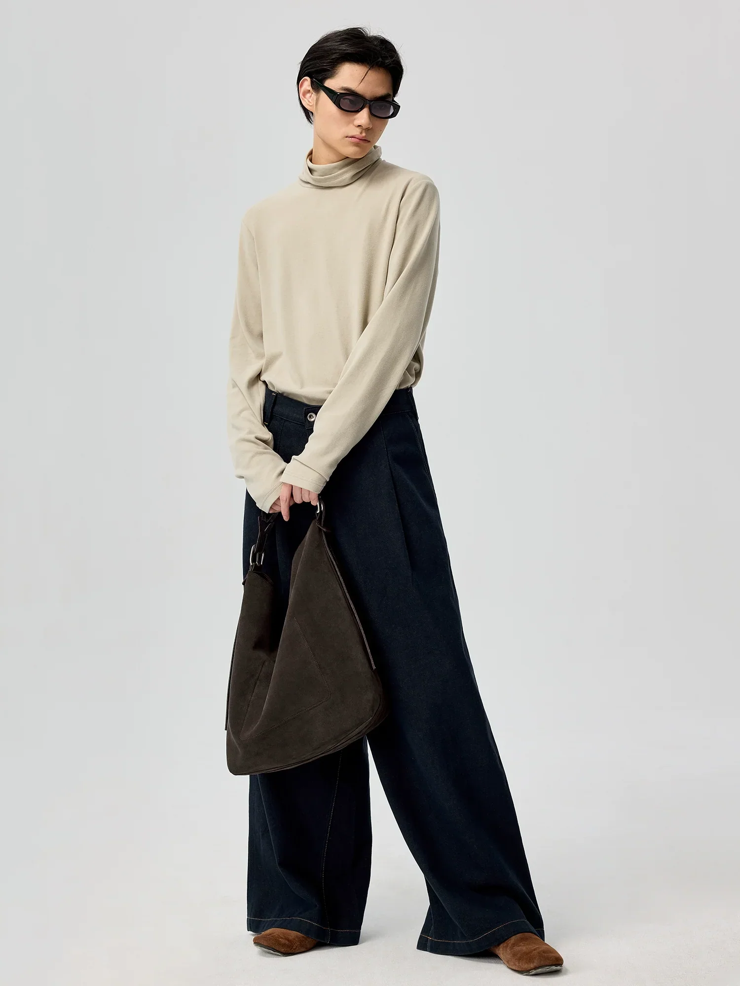 High Neck Long-Sleeve Tee