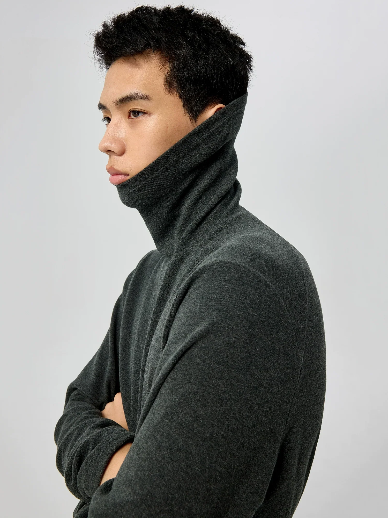 High Neck Long-Sleeve Tee - Image 2