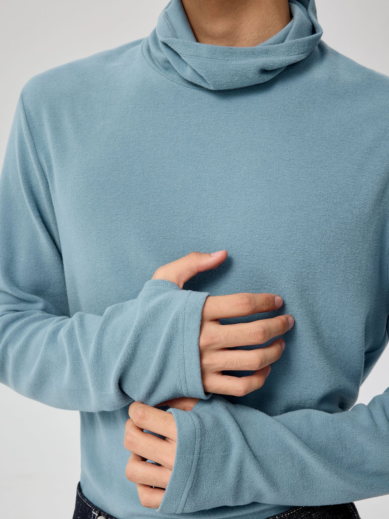 High Neck Long-Sleeve Tee - Image 4