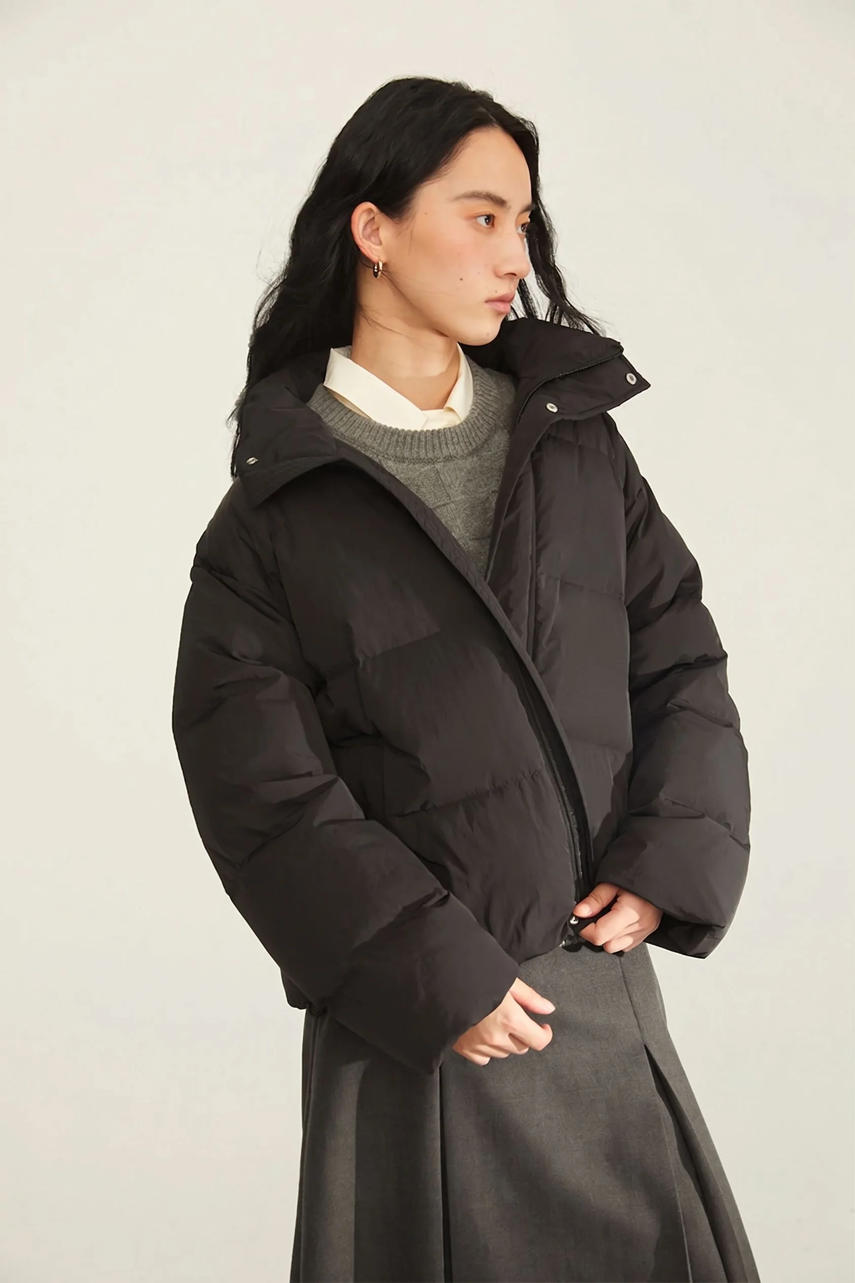 High-Neck Puffer Jacket - Image 2