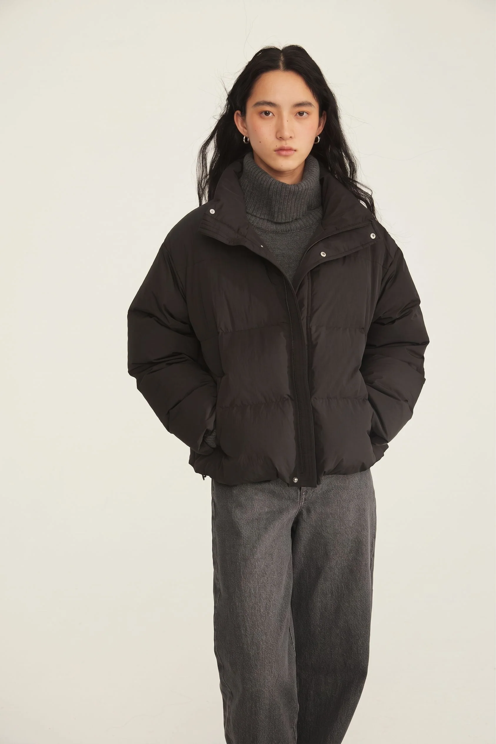 High-Neck Puffer Jacket - Image 7