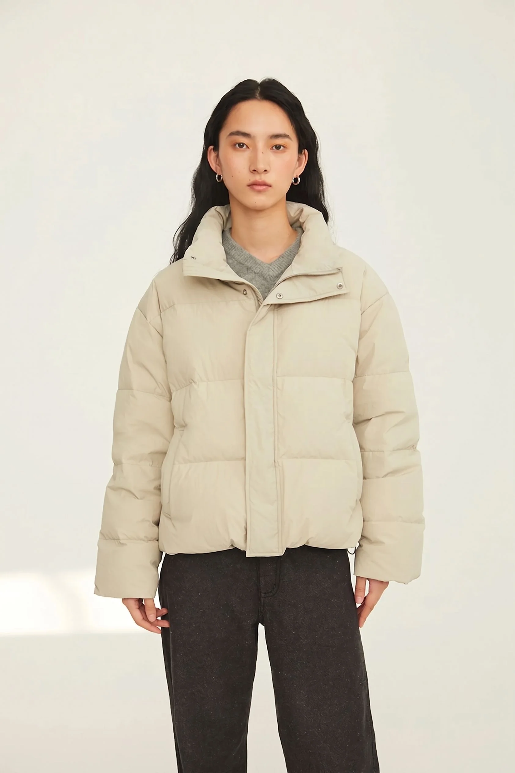 High-Neck Puffer Jacket - Image 8