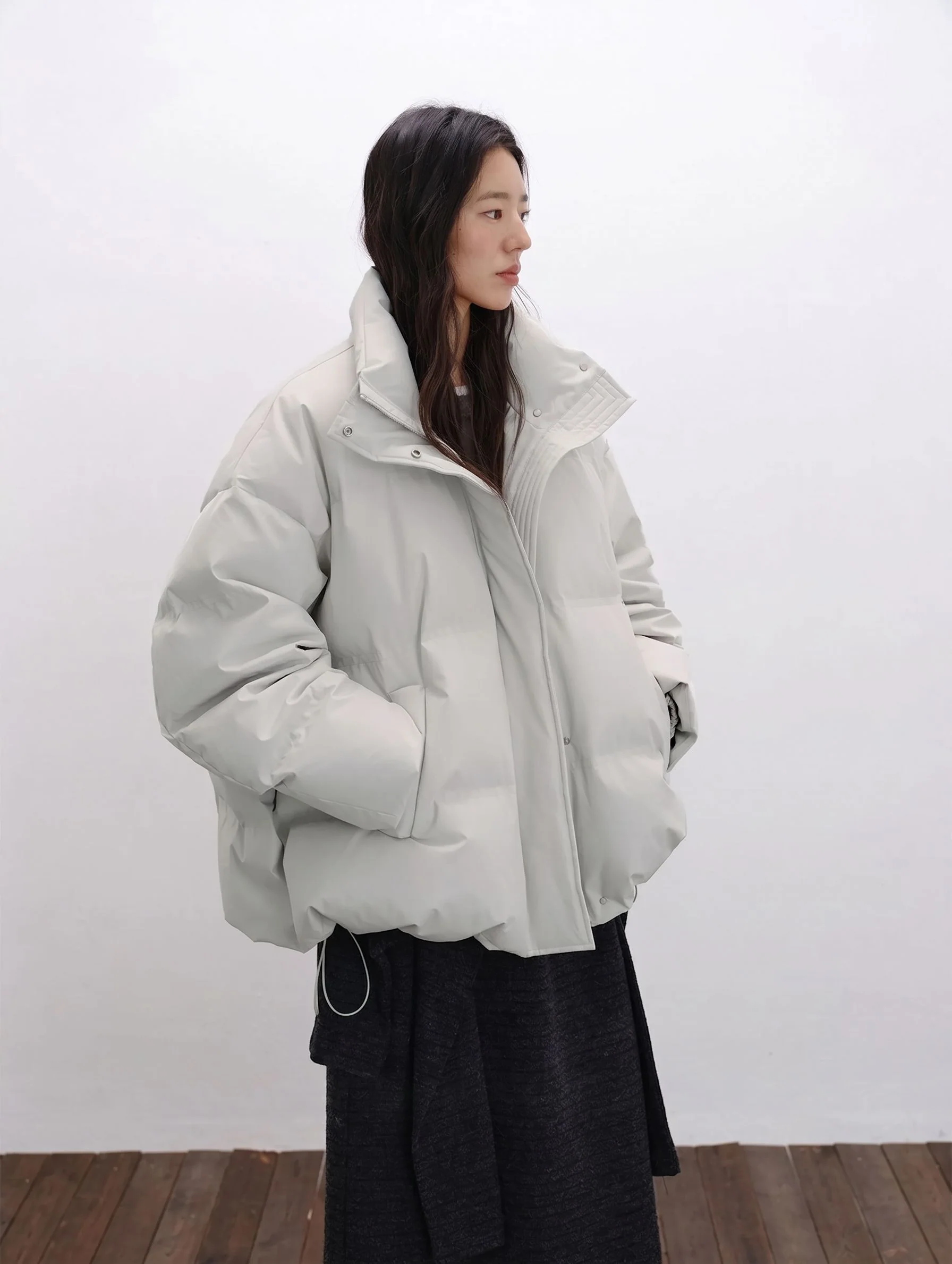 High-Neck Puffer Jacket - Image 6