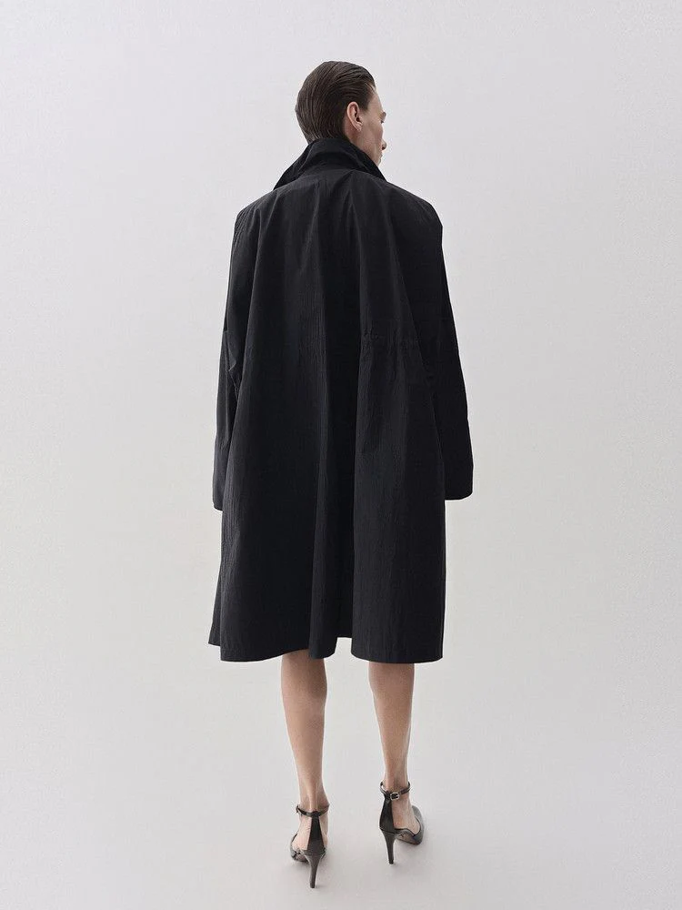 High-Neck Snap Coat - Image 2