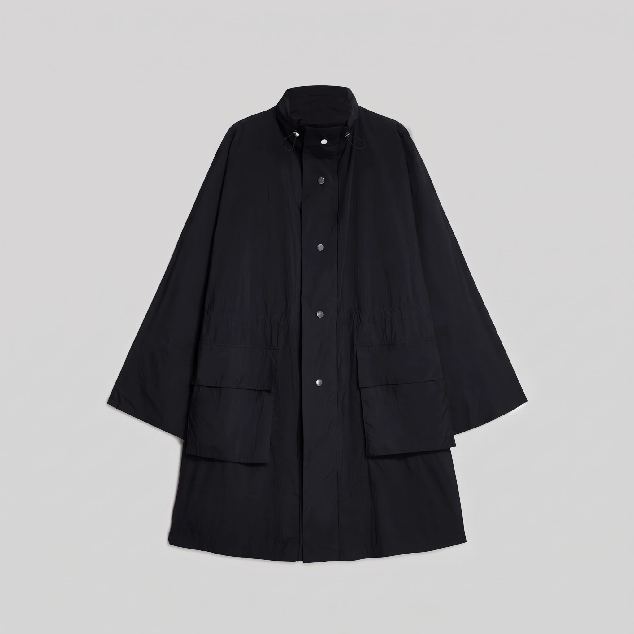 High-Neck Snap Coat - Image 5