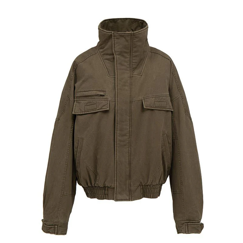 High-Neck Utility Jacket - Image 9