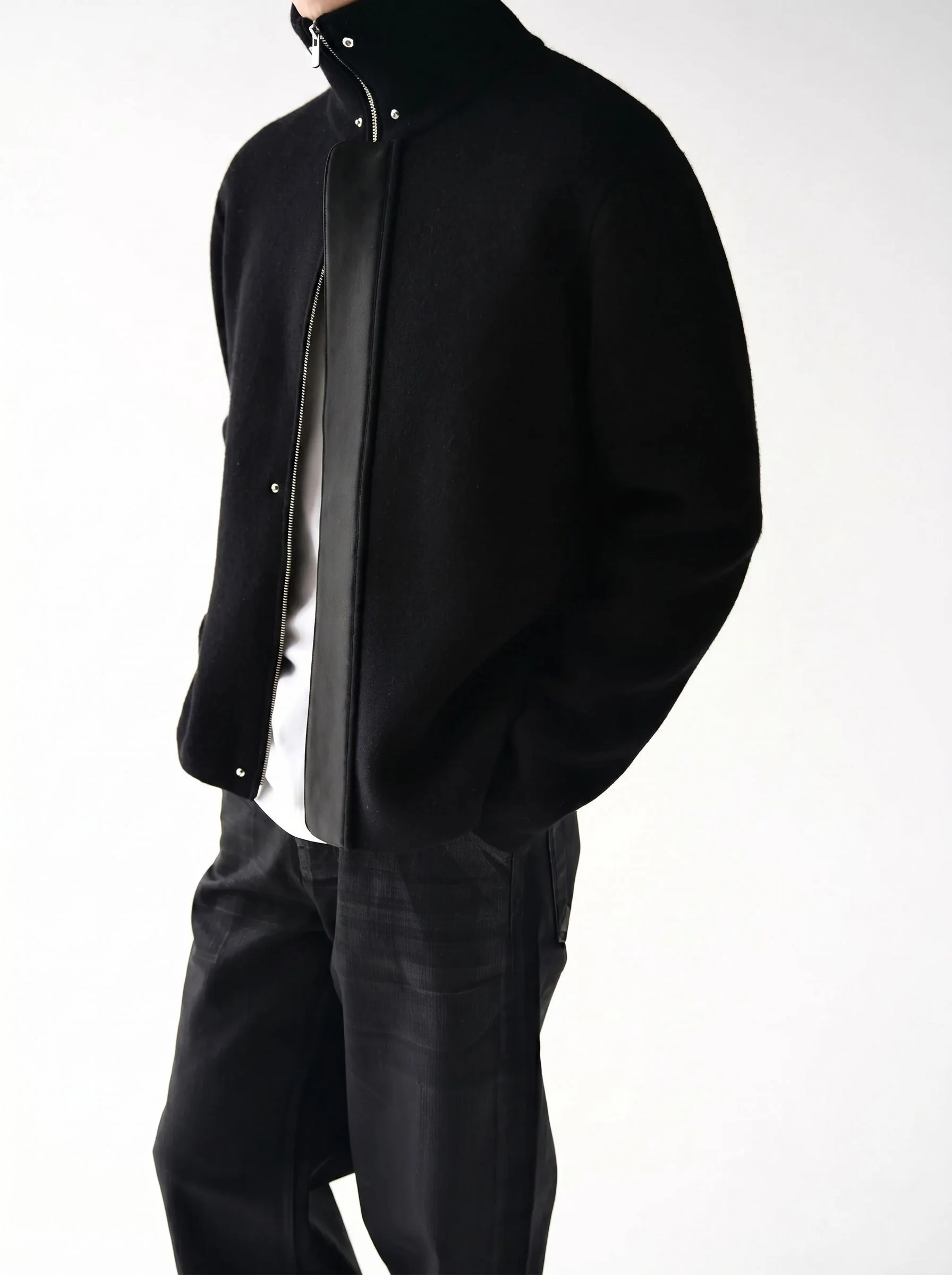 High Neck Zip Jacket - Image 5