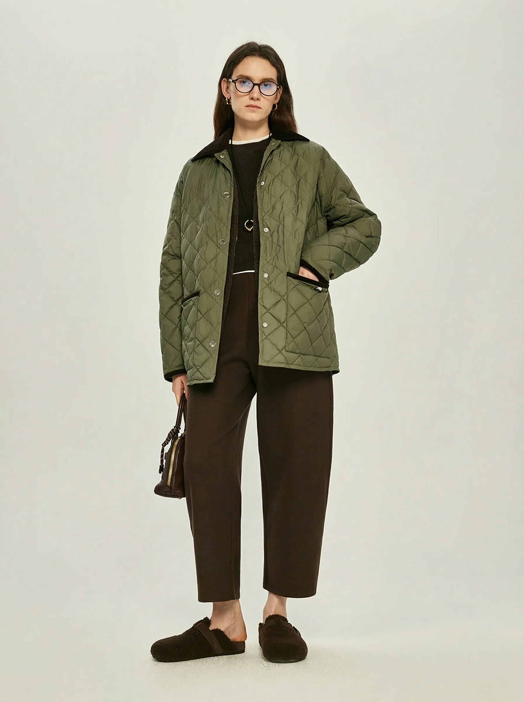High-Rise Cropped Trousers - Image 6