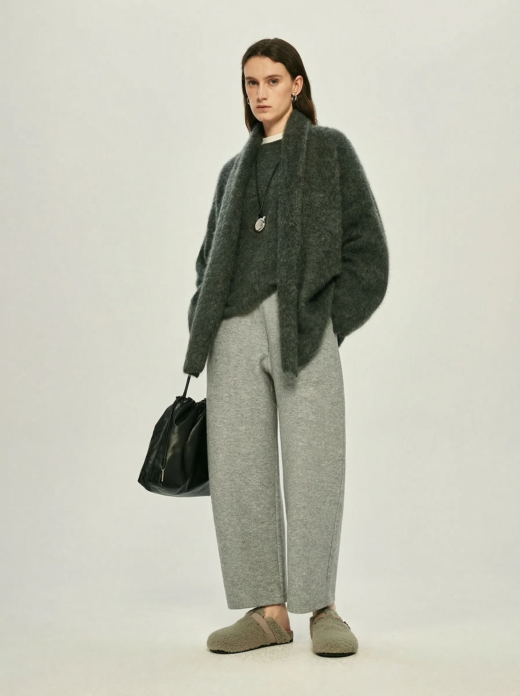 High-Rise Cropped Trousers - Image 7