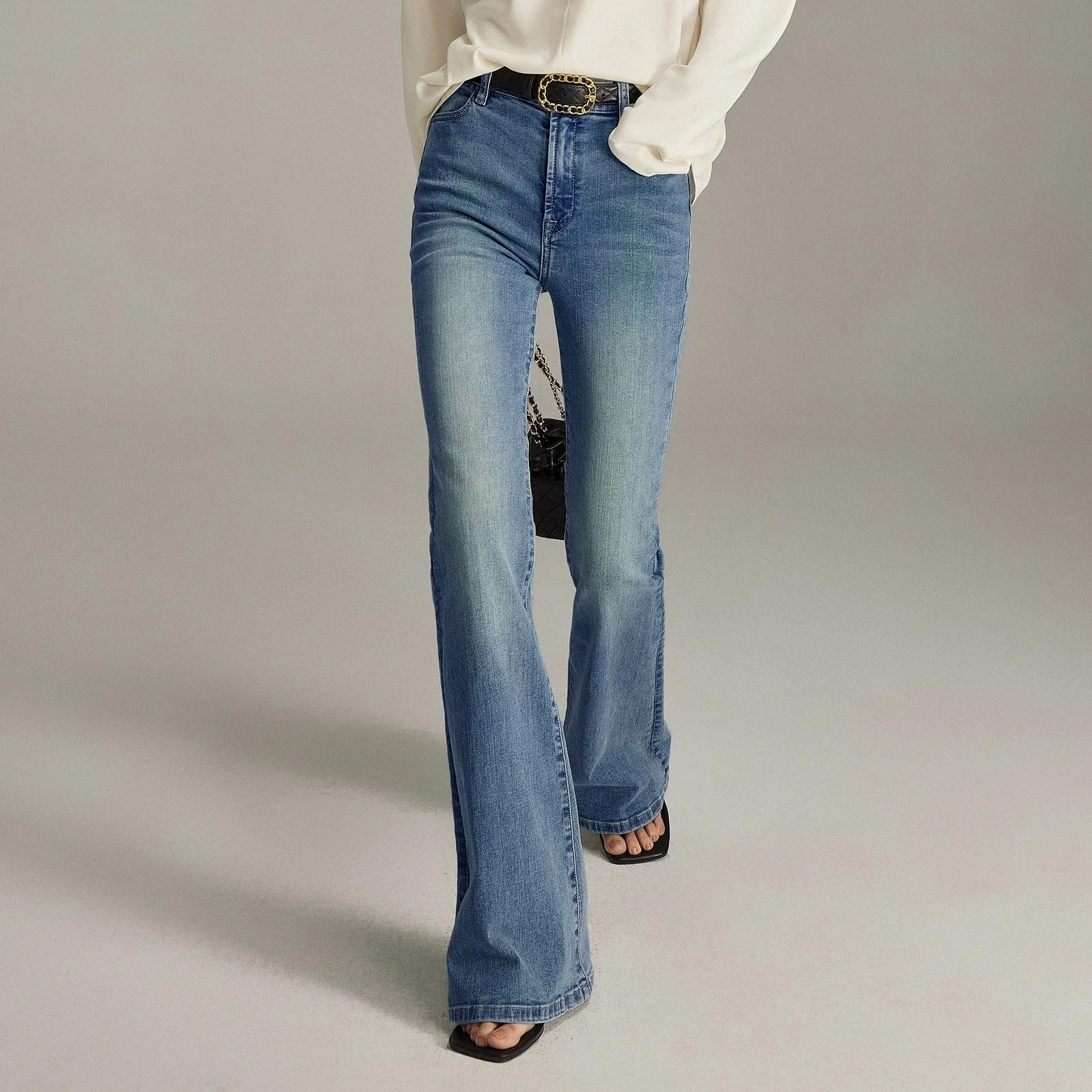High-Rise Flare Jeans