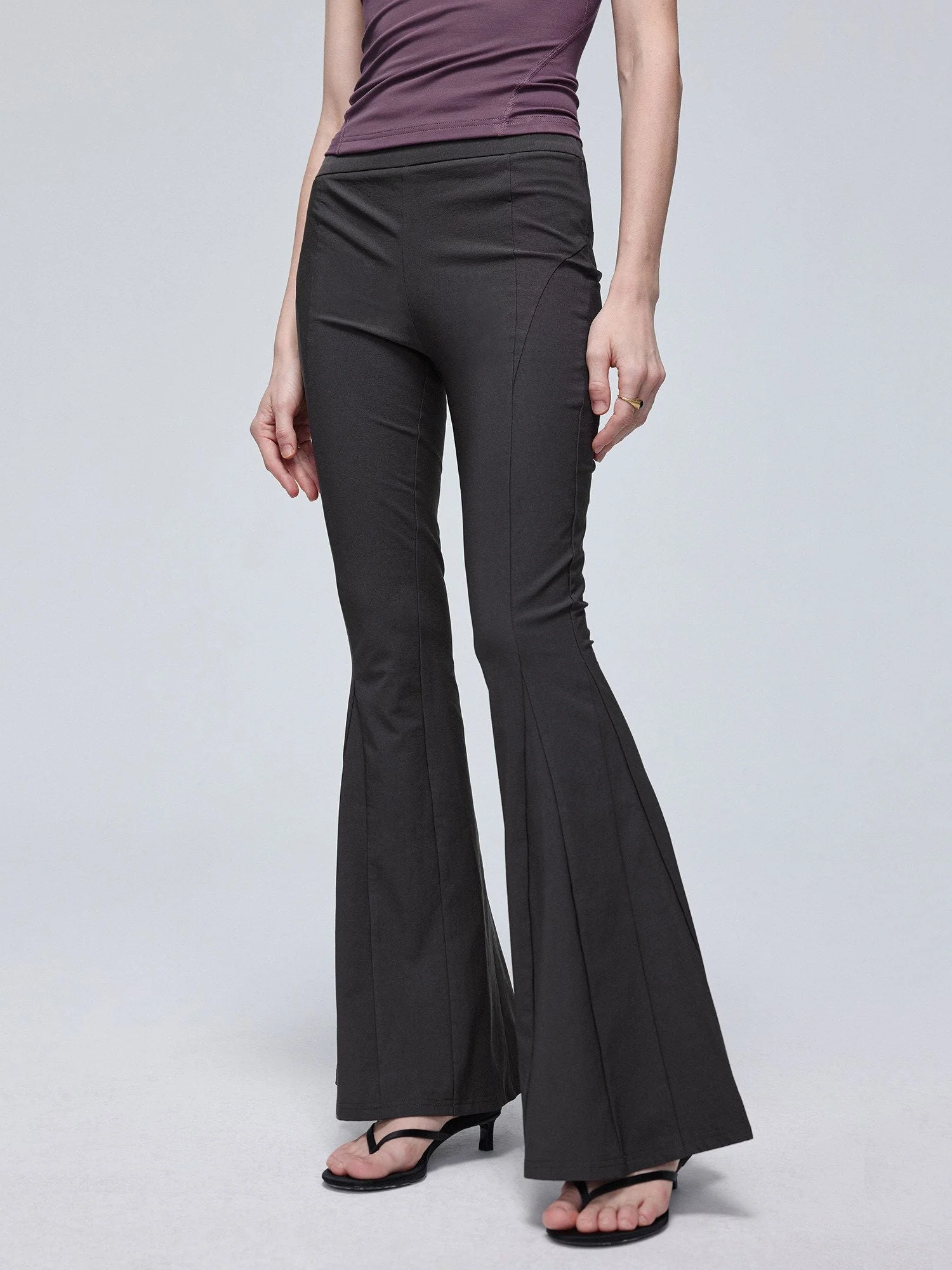 High-Rise Flare Pants