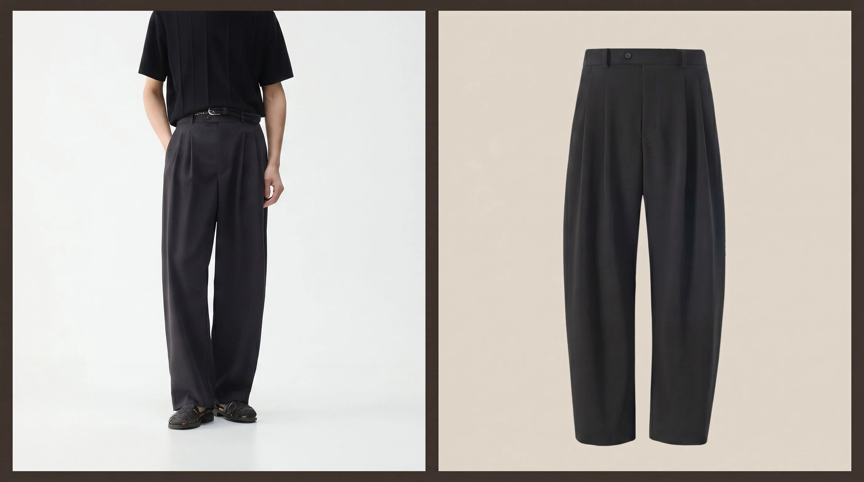 High-Rise Pleated Trousers - Image 7