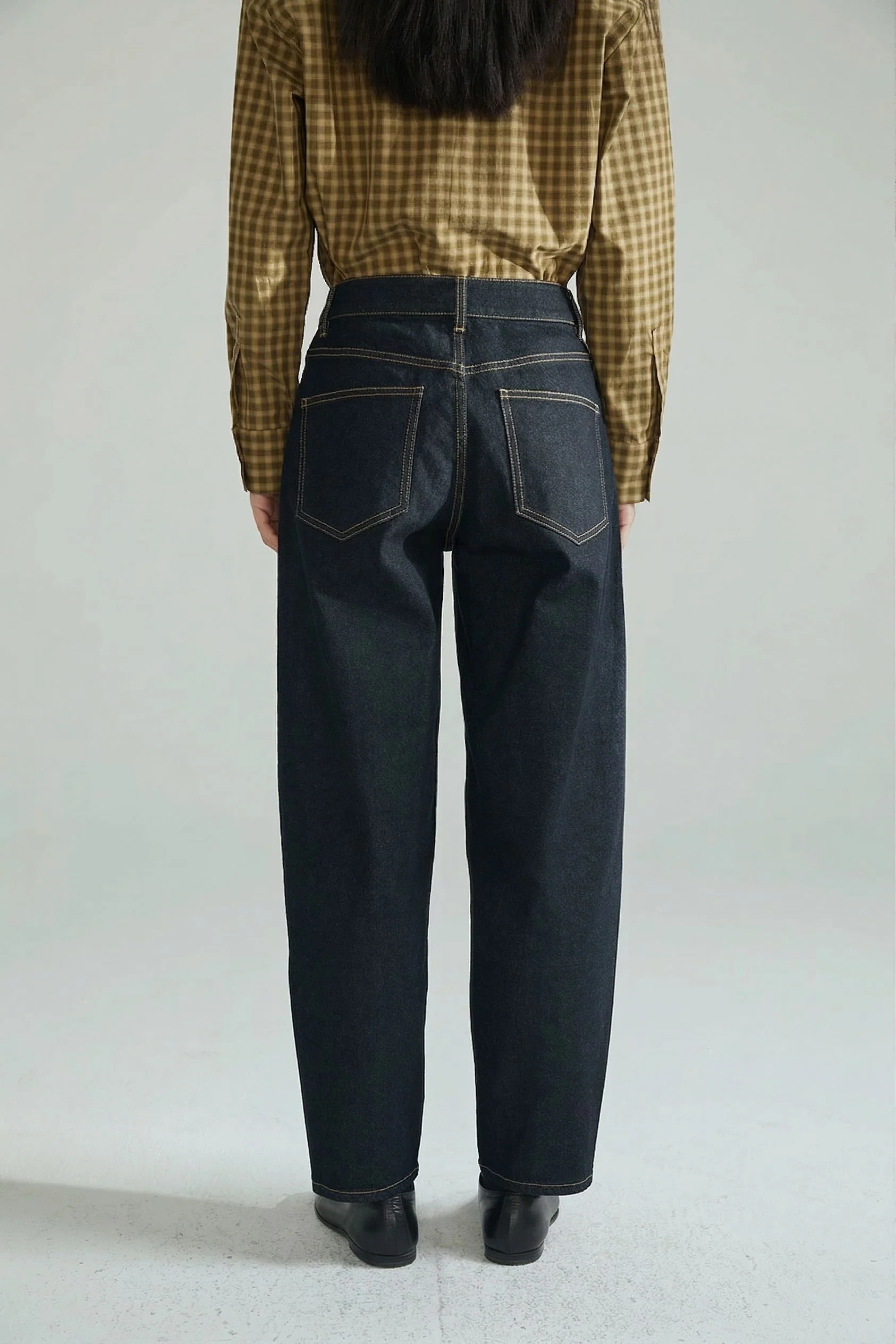 High-Rise Straight Jeans - Image 2