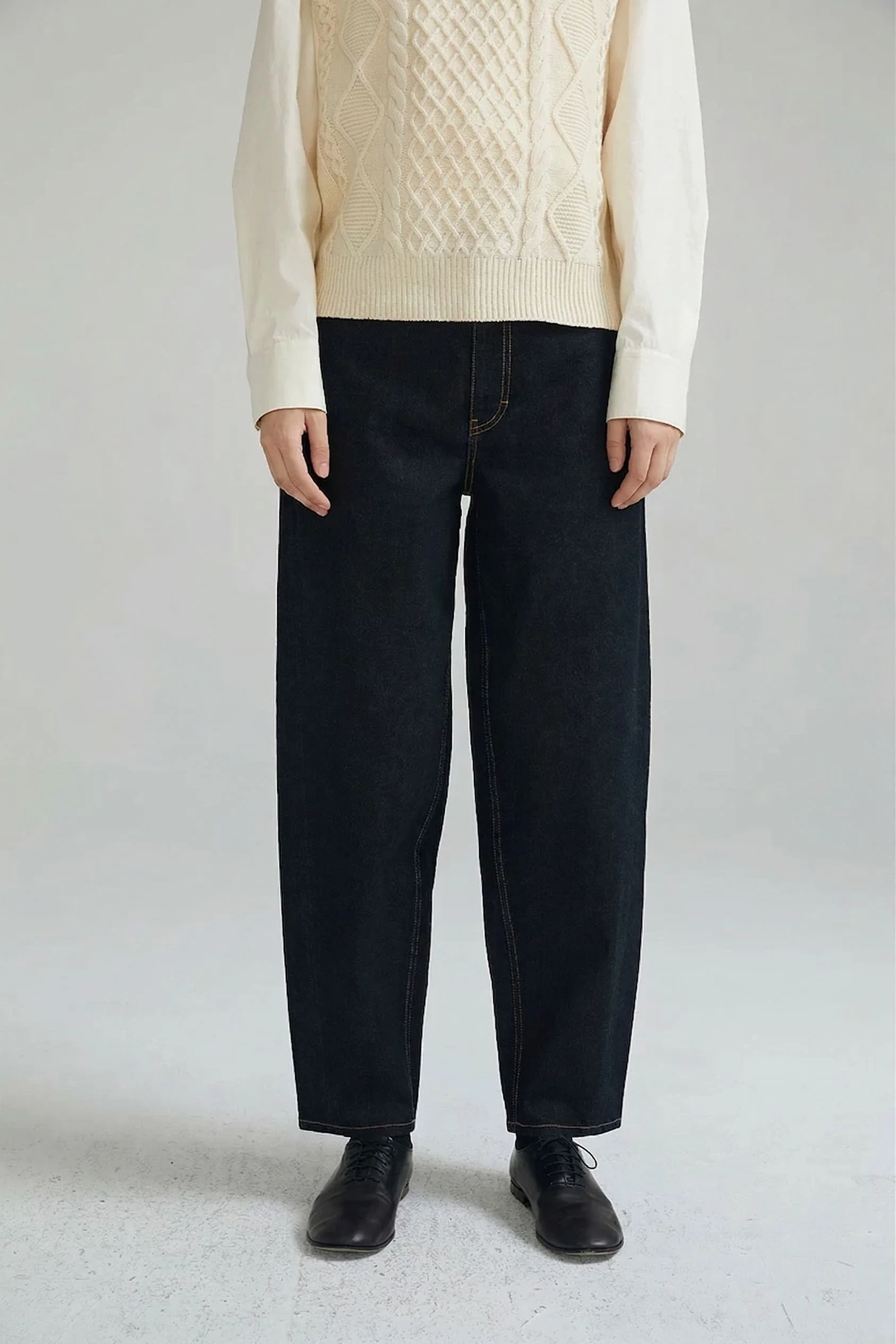 High-Rise Straight Jeans - Image 4