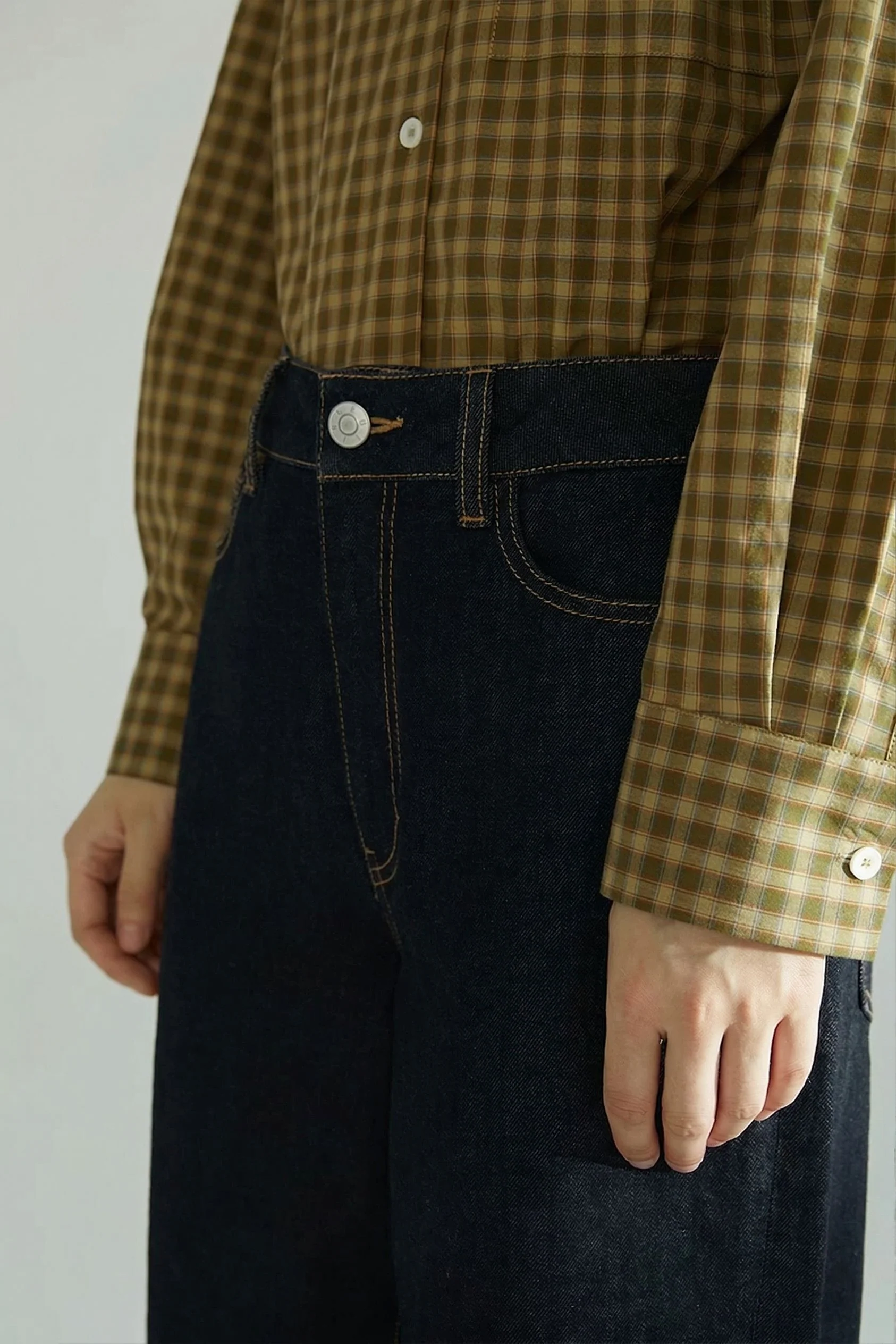 High-Rise Straight Jeans - Image 6