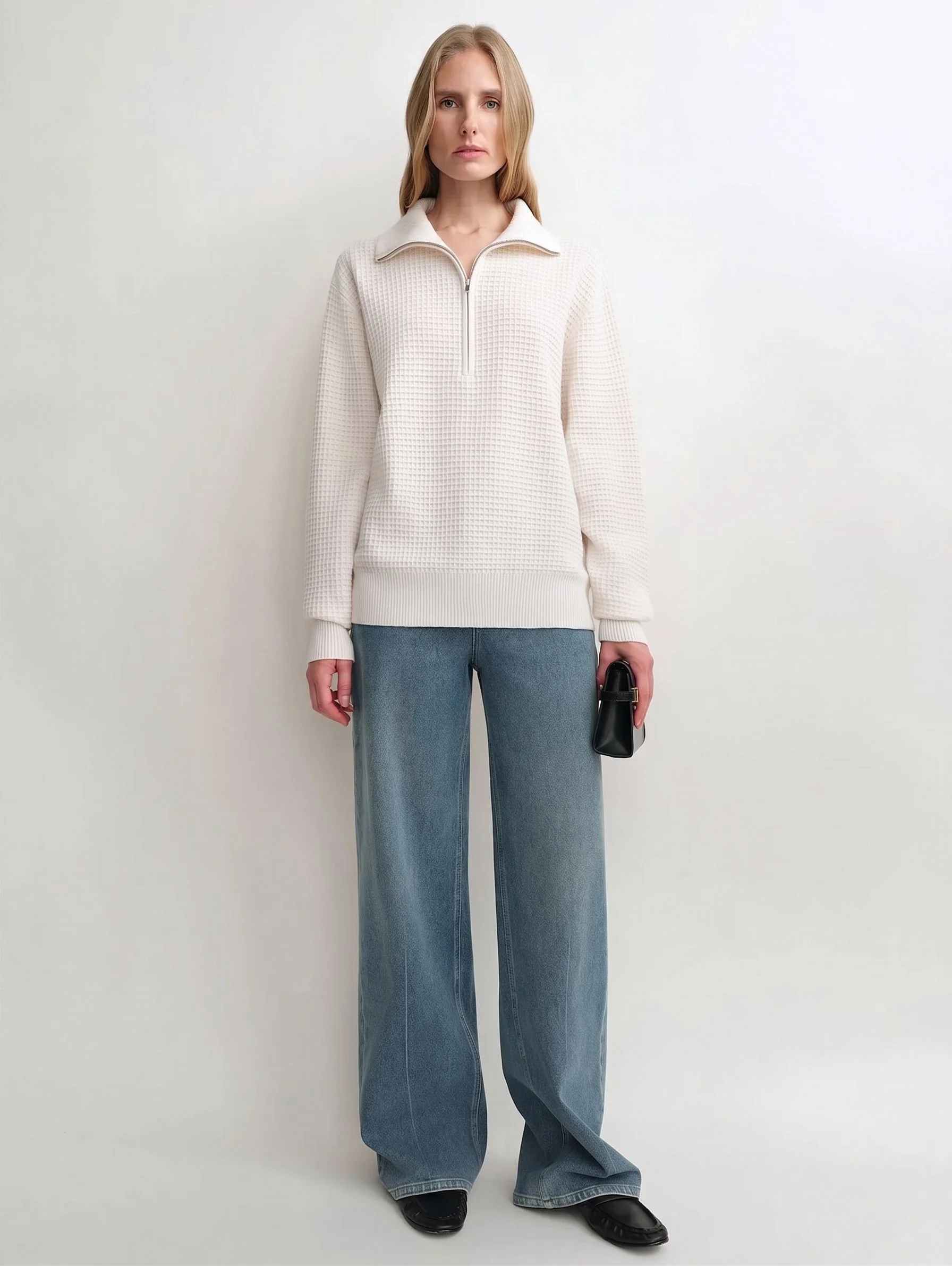 High-Rise Straight Jeans - Image 4