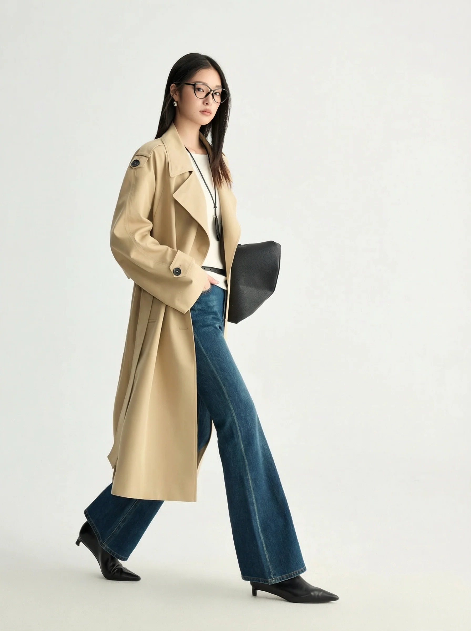 High-Rise Stretch Flare Jeans - Image 5
