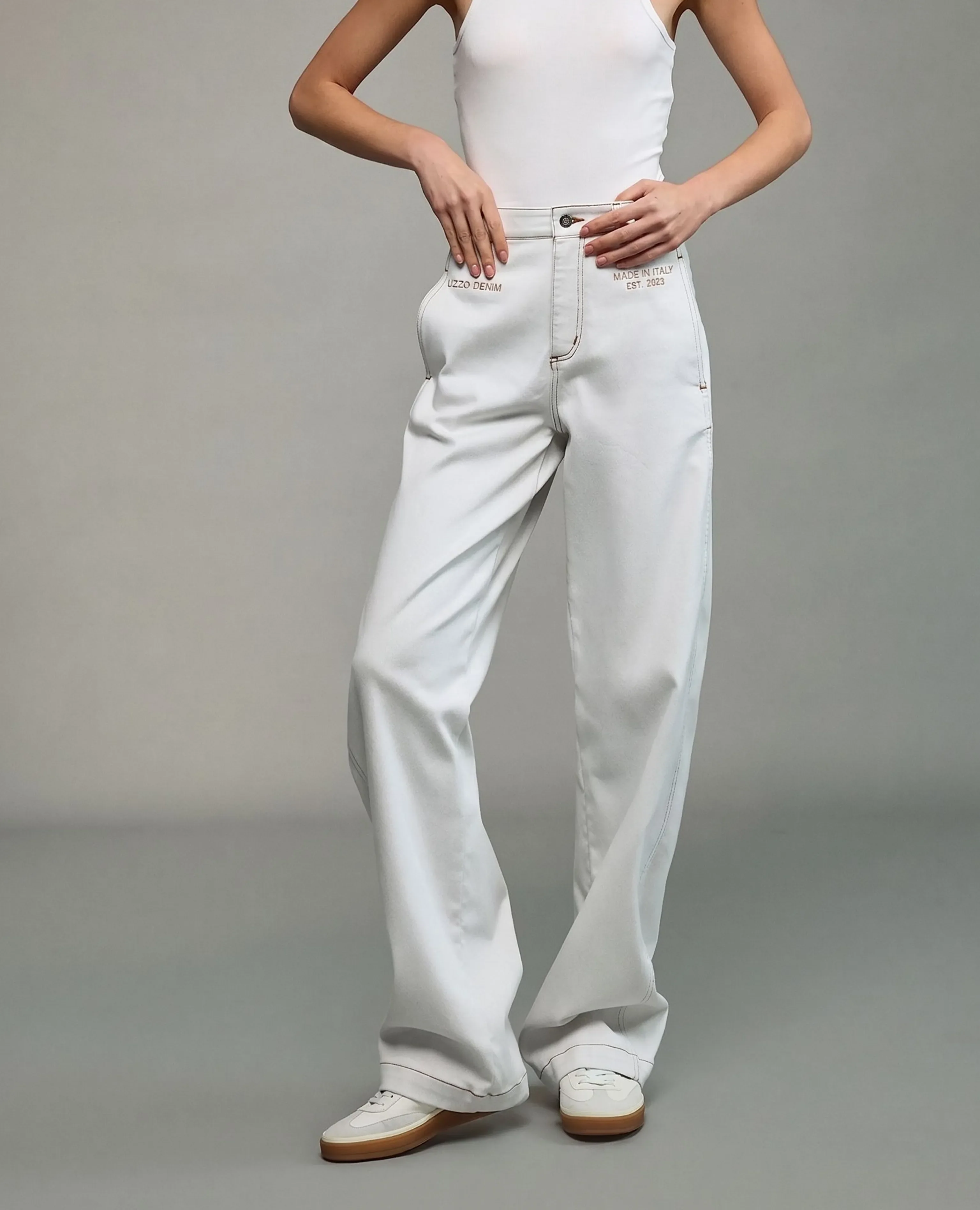 High-Rise Wide Jeans