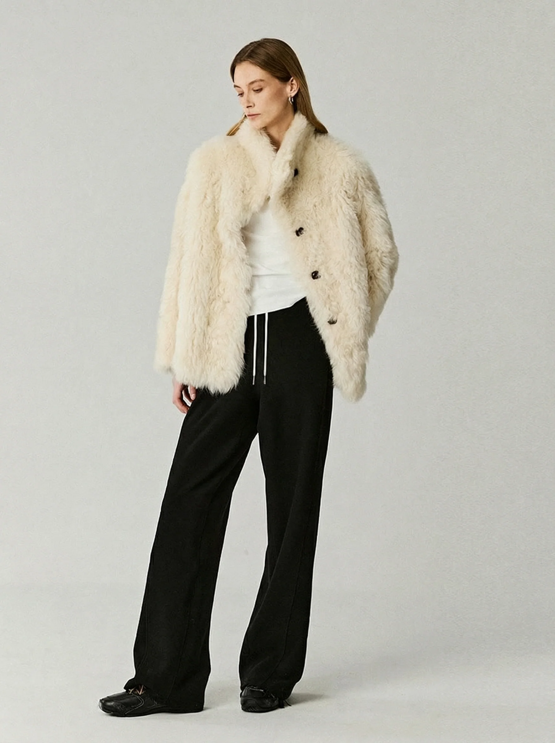 High-Rise Wide-Leg Drawstring Pants - Image 2