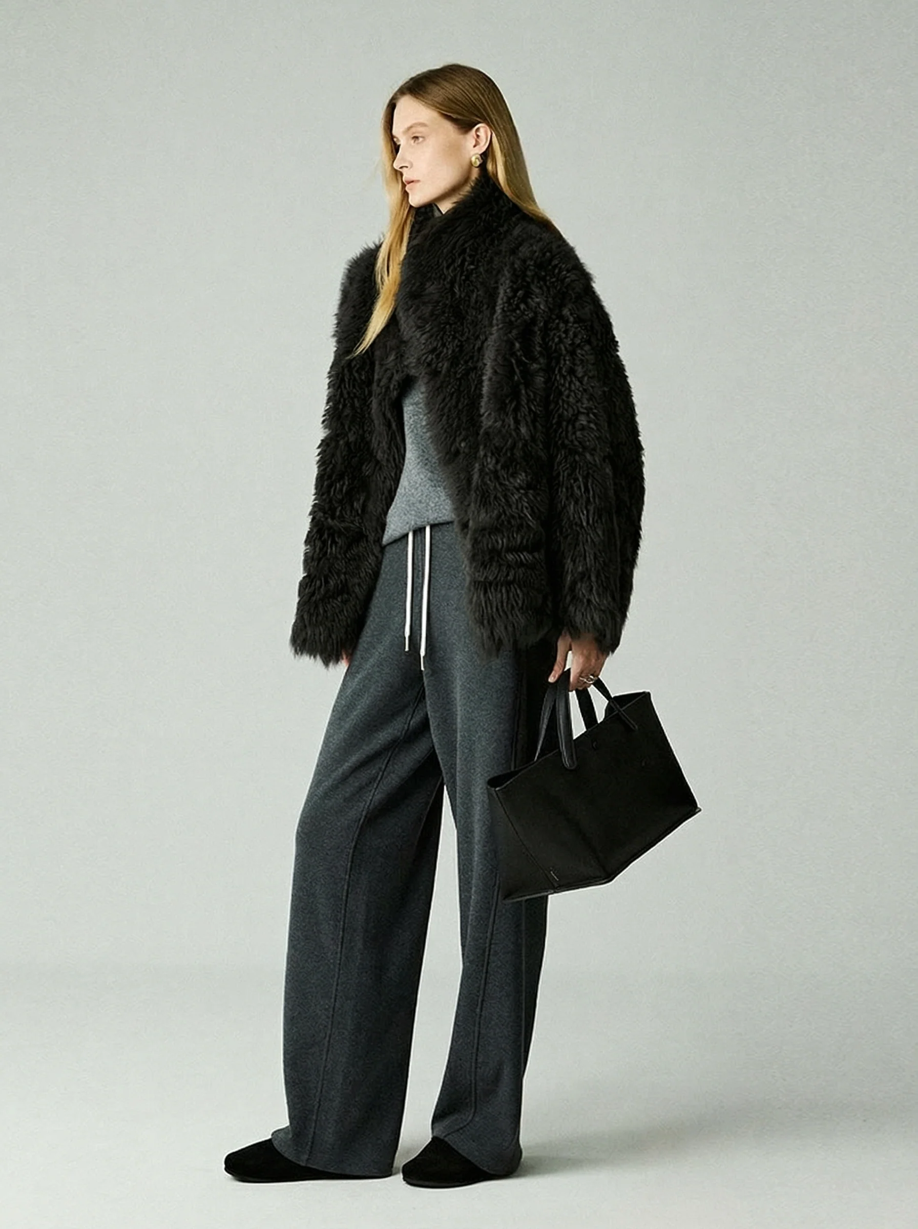 High-Rise Wide-Leg Drawstring Pants - Image 4