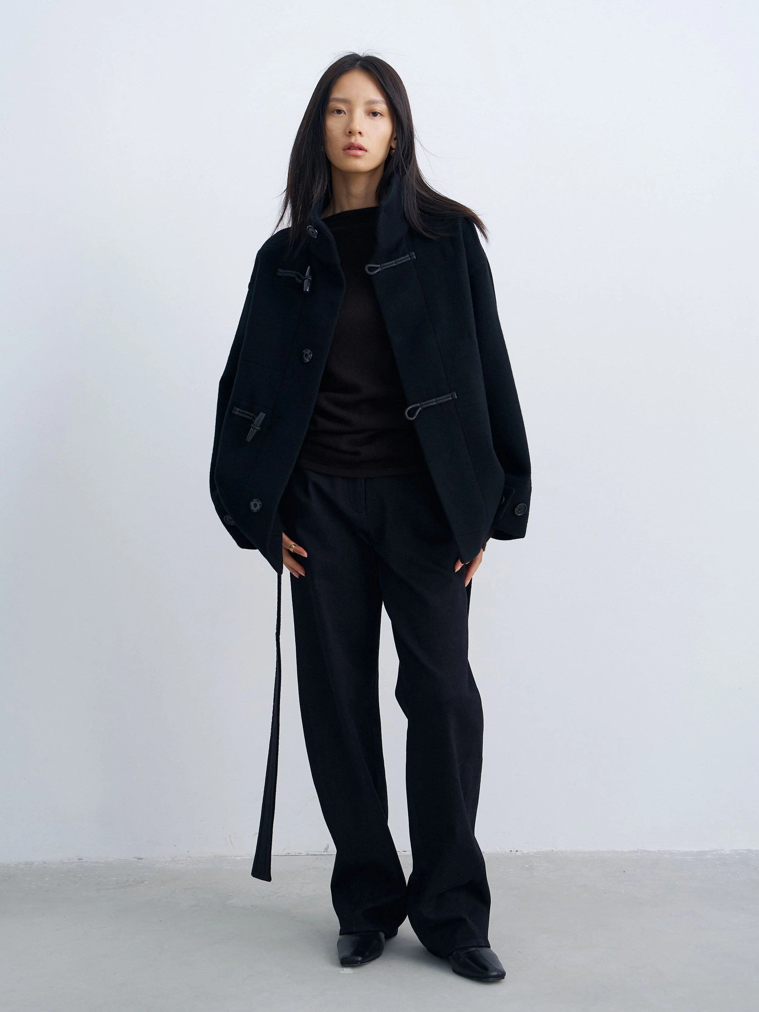 High-Rise Wide-Leg Trousers - Image 4