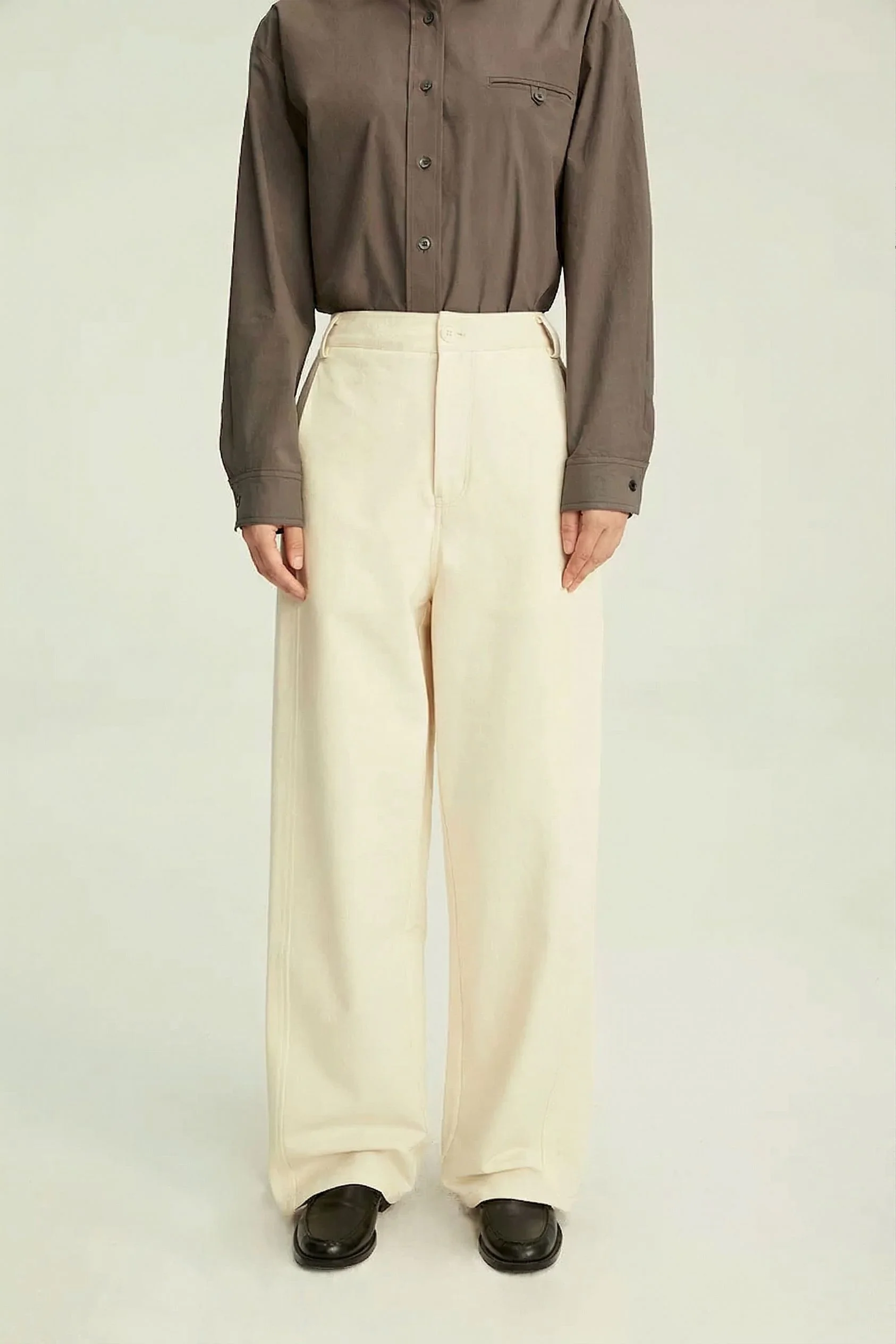 High-Rise Wide Trousers - Image 6
