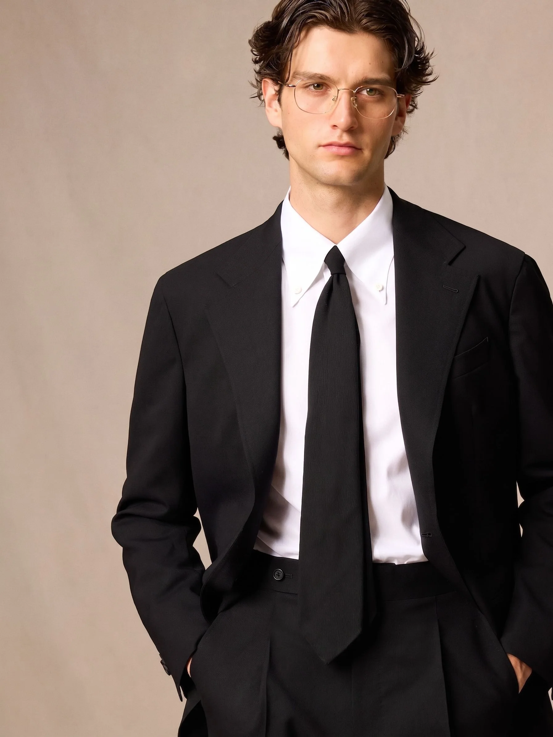 High-Twist Wool Suit
