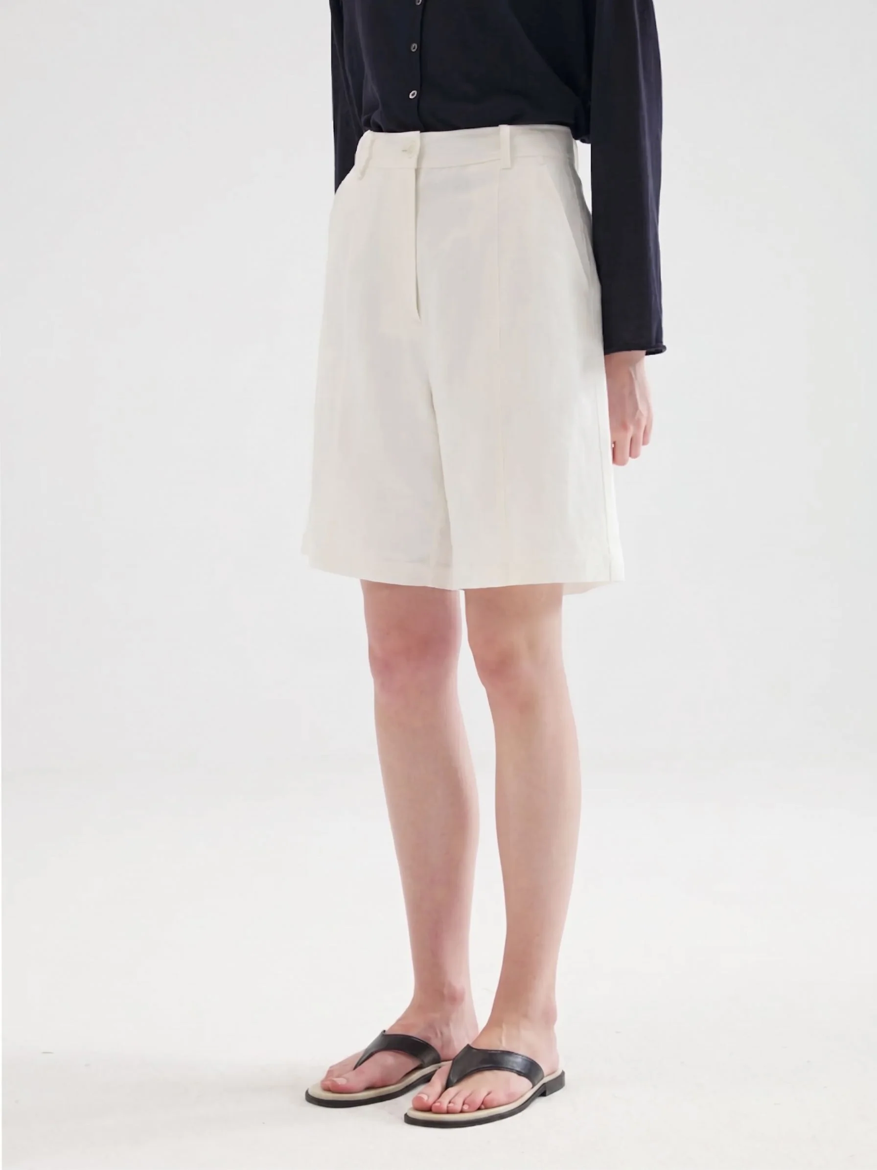 High-Waist Bermuda Shorts - Image 3