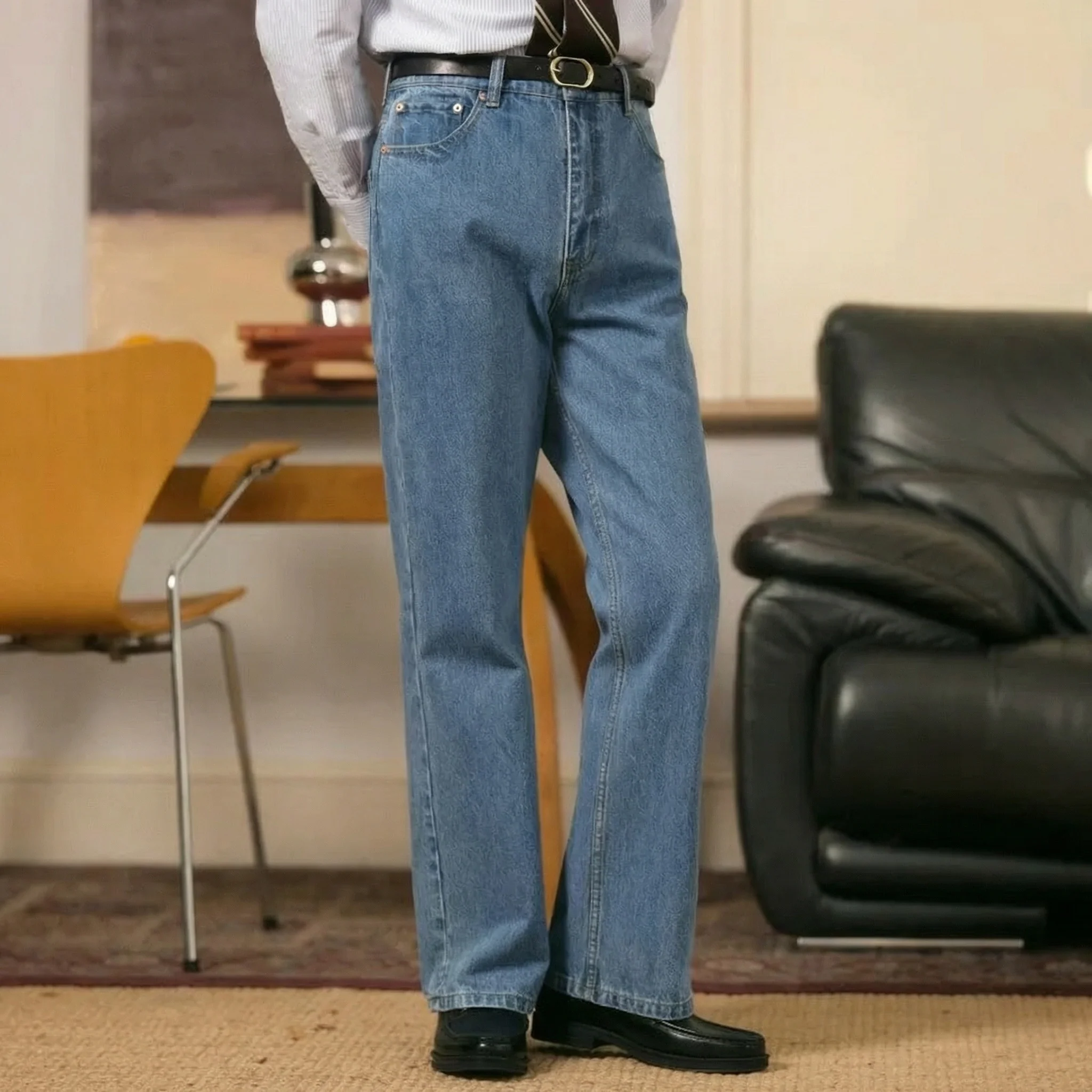 High-Waist Denim Jeans - Image 11