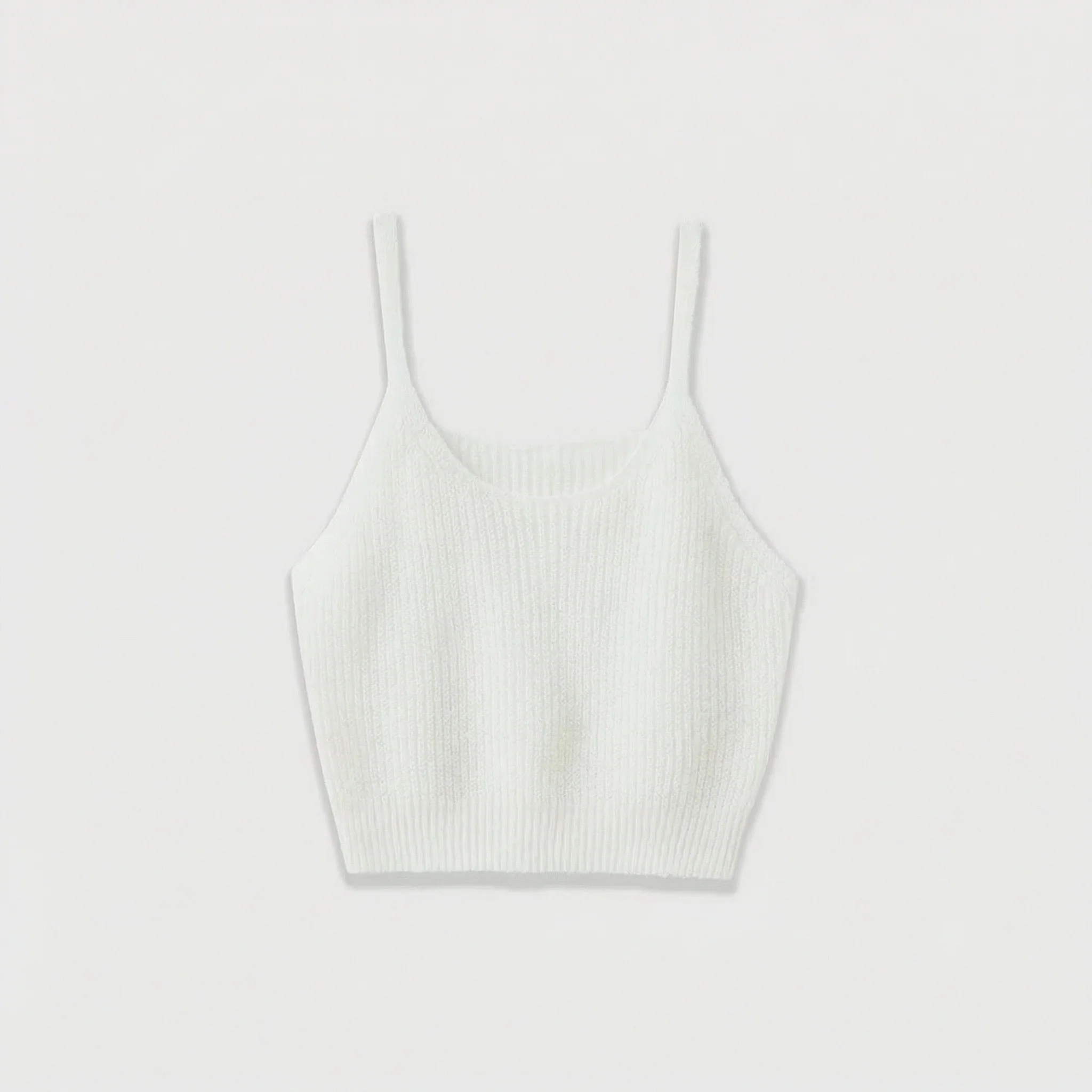 High Waist Knit Cardigan and Camisole Set - Image 12