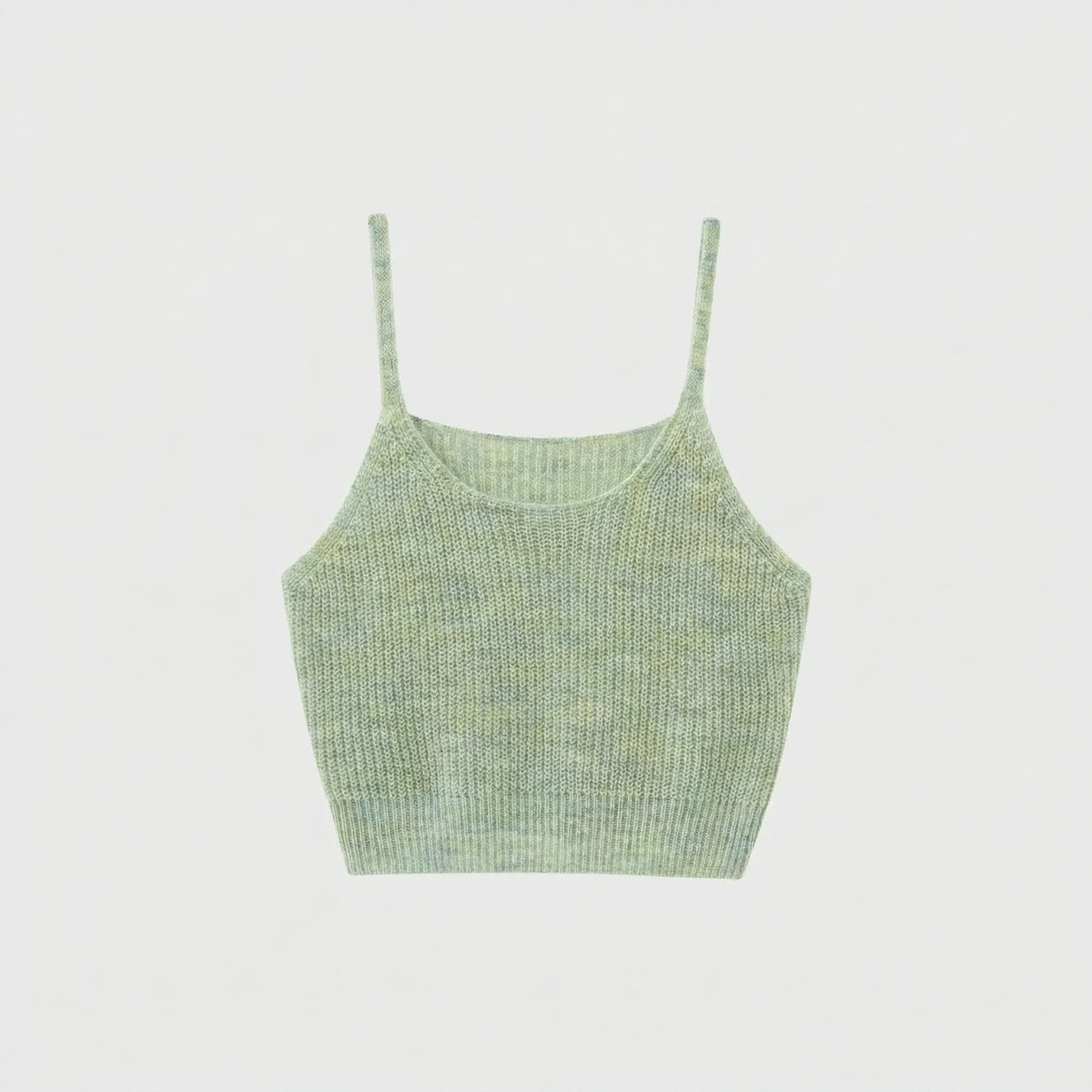 High Waist Knit Cardigan and Camisole Set - Image 7