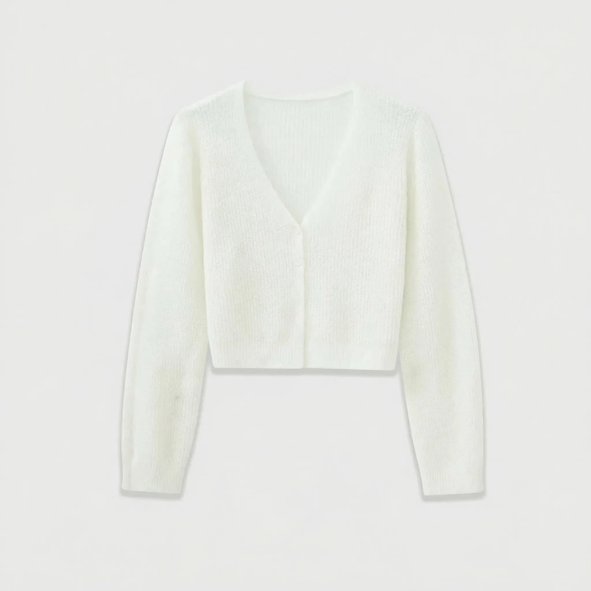 High Waist Knit Cardigan and Camisole Set - Image 9