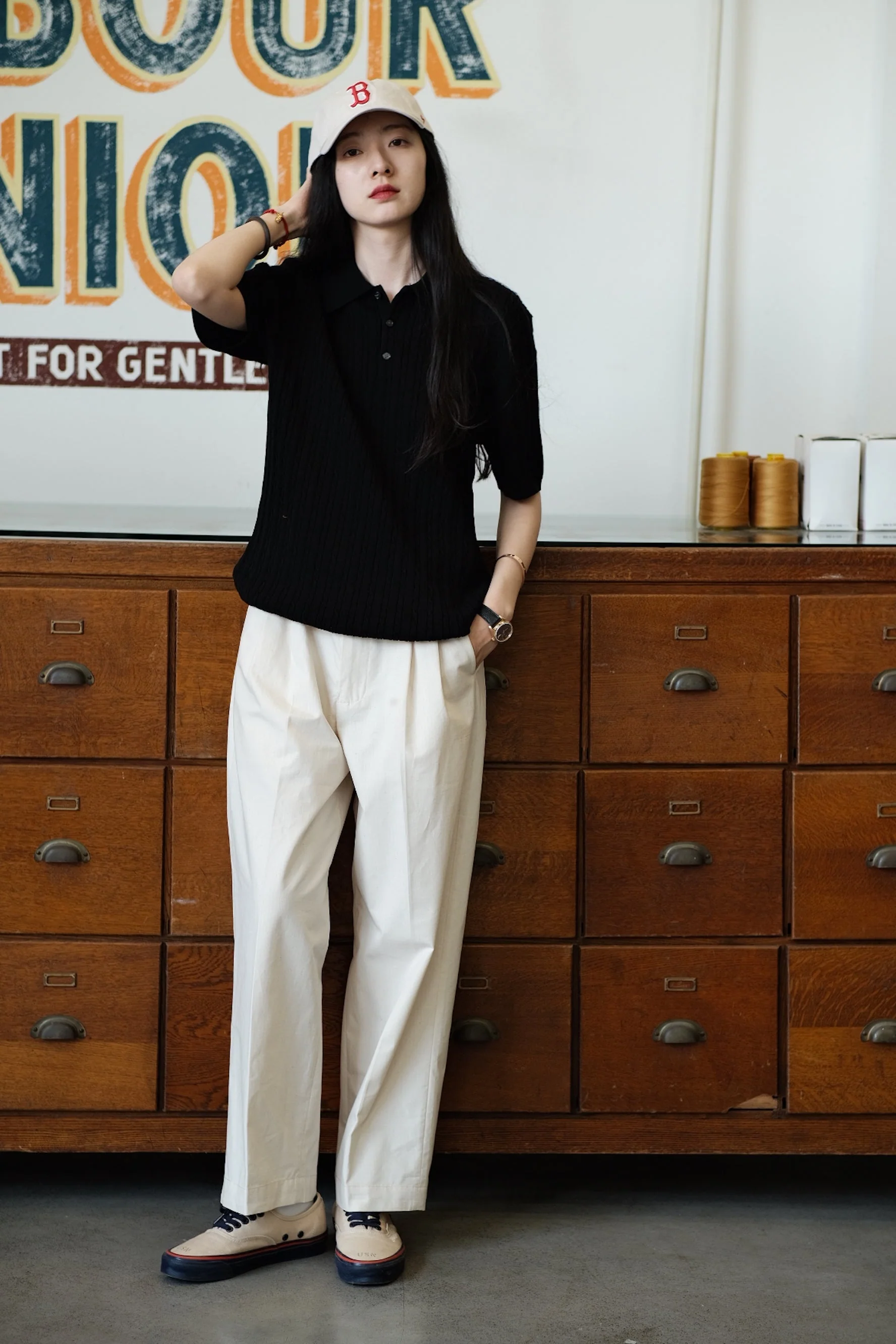 High Waist Wide-Leg Trousers