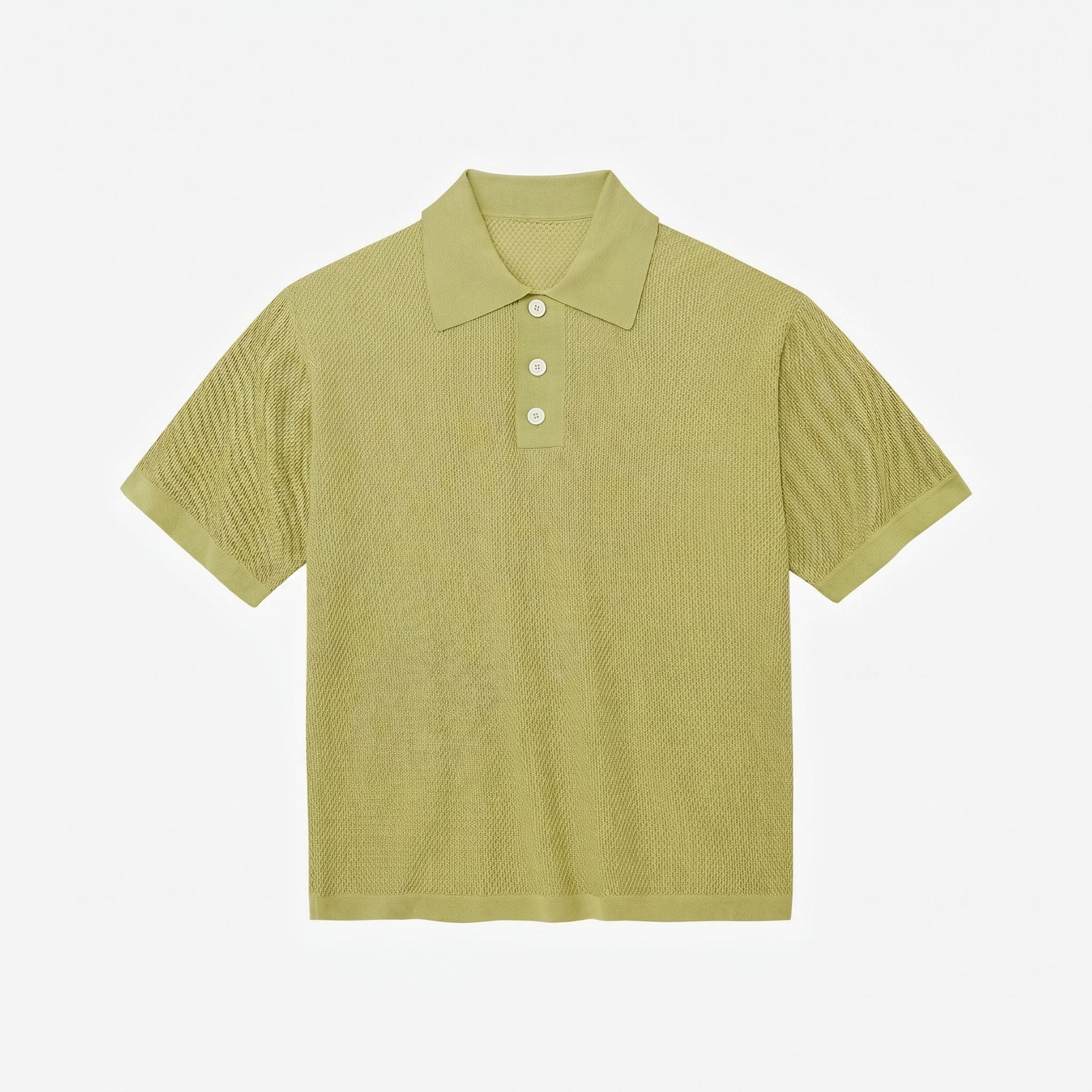 Honeycomb Knit Polo - Image 3