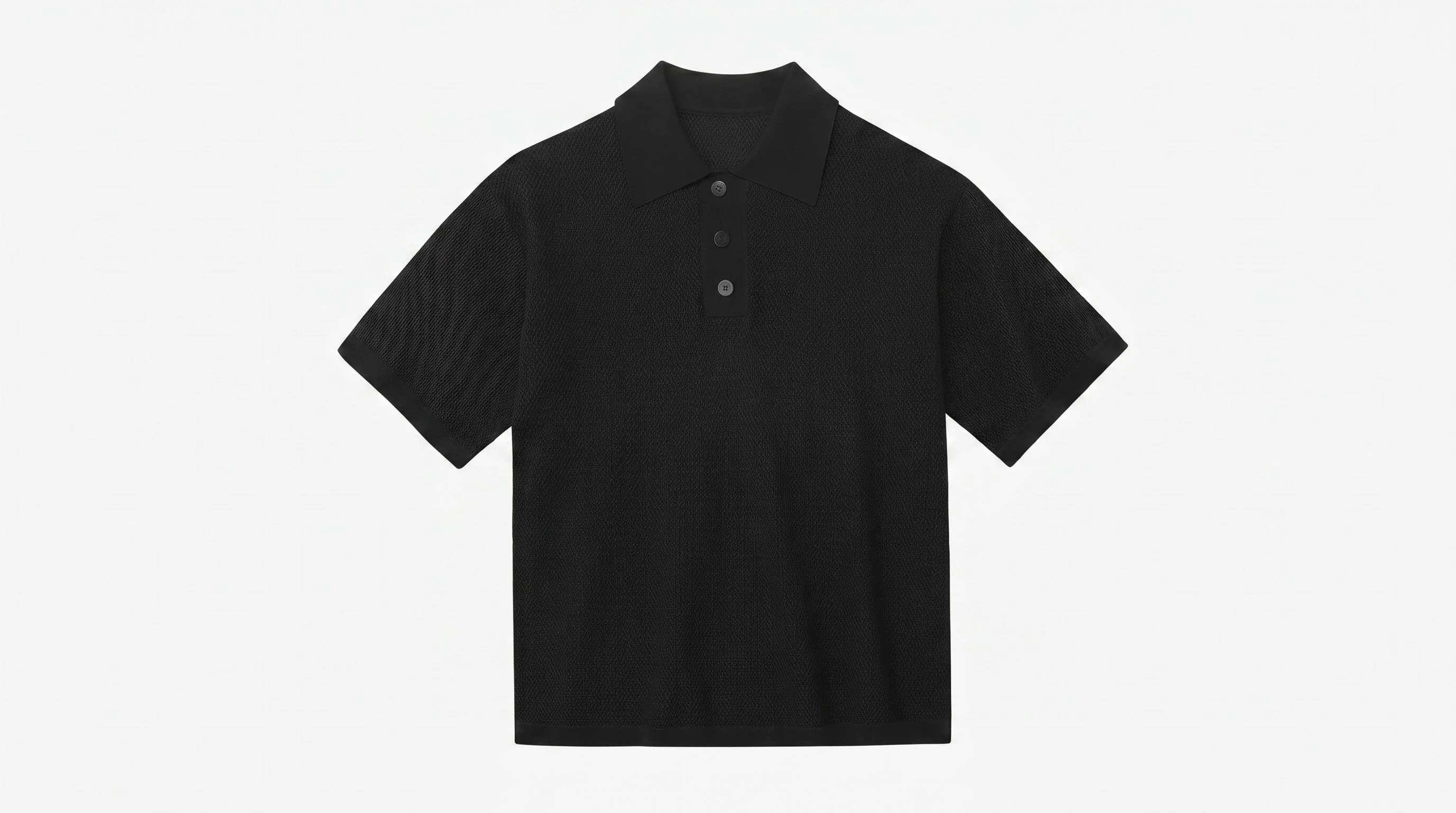 Honeycomb Knit Polo - Image 4