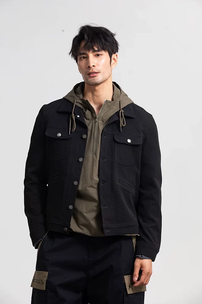 Hood Insert Trucker Jacket