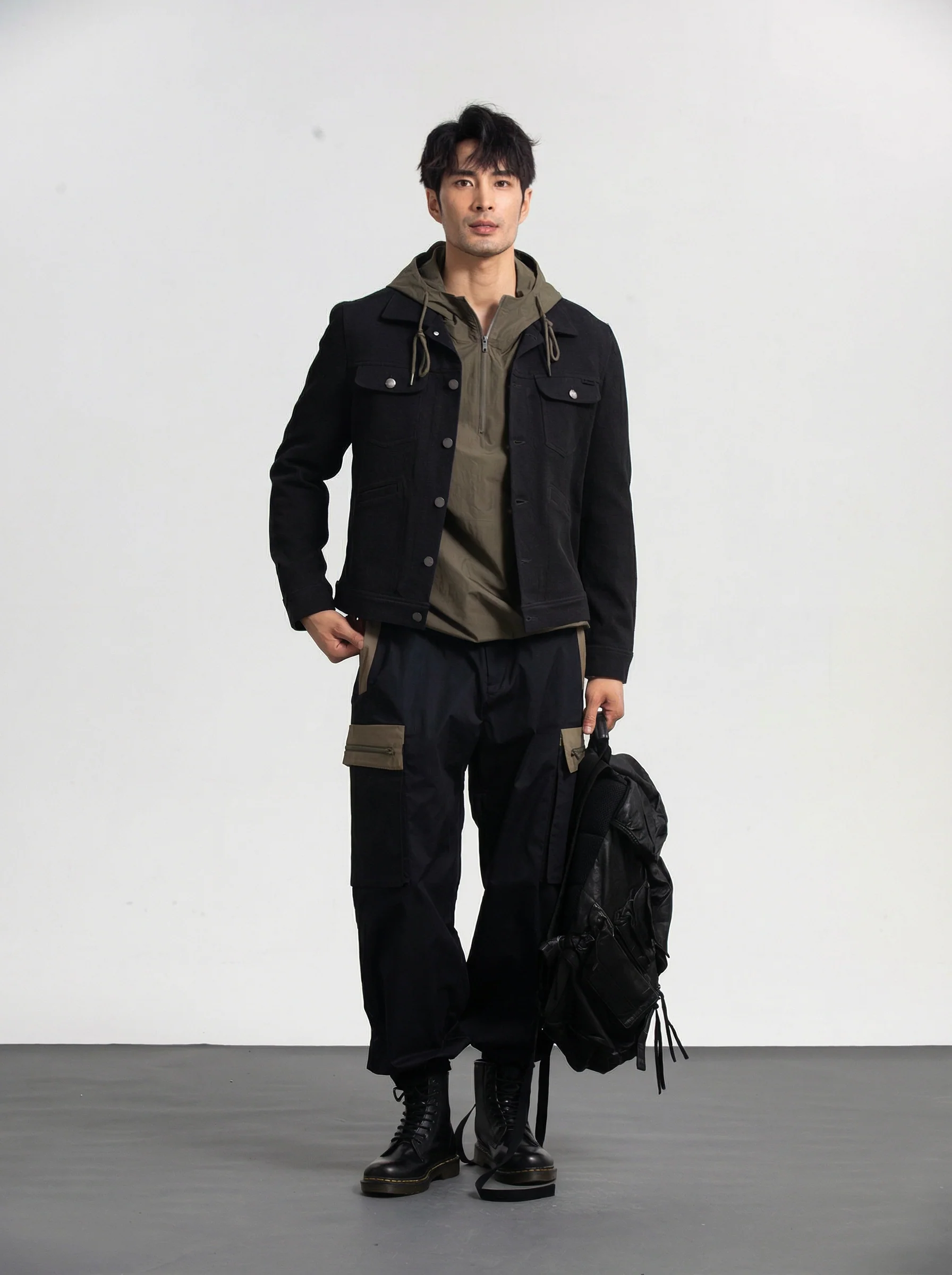 Hood Insert Trucker Jacket - Image 3