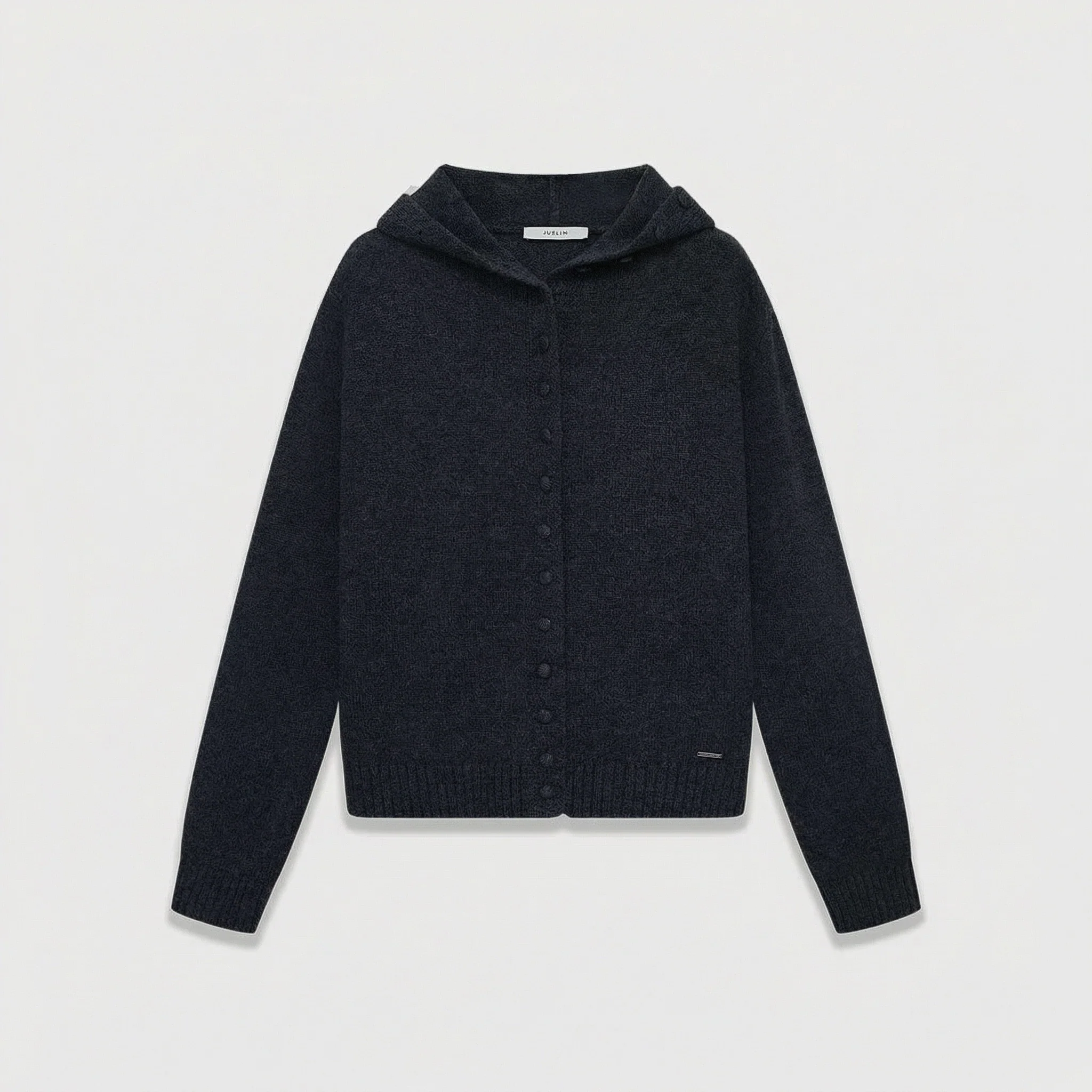 Hooded Button Cardigan - Image 7