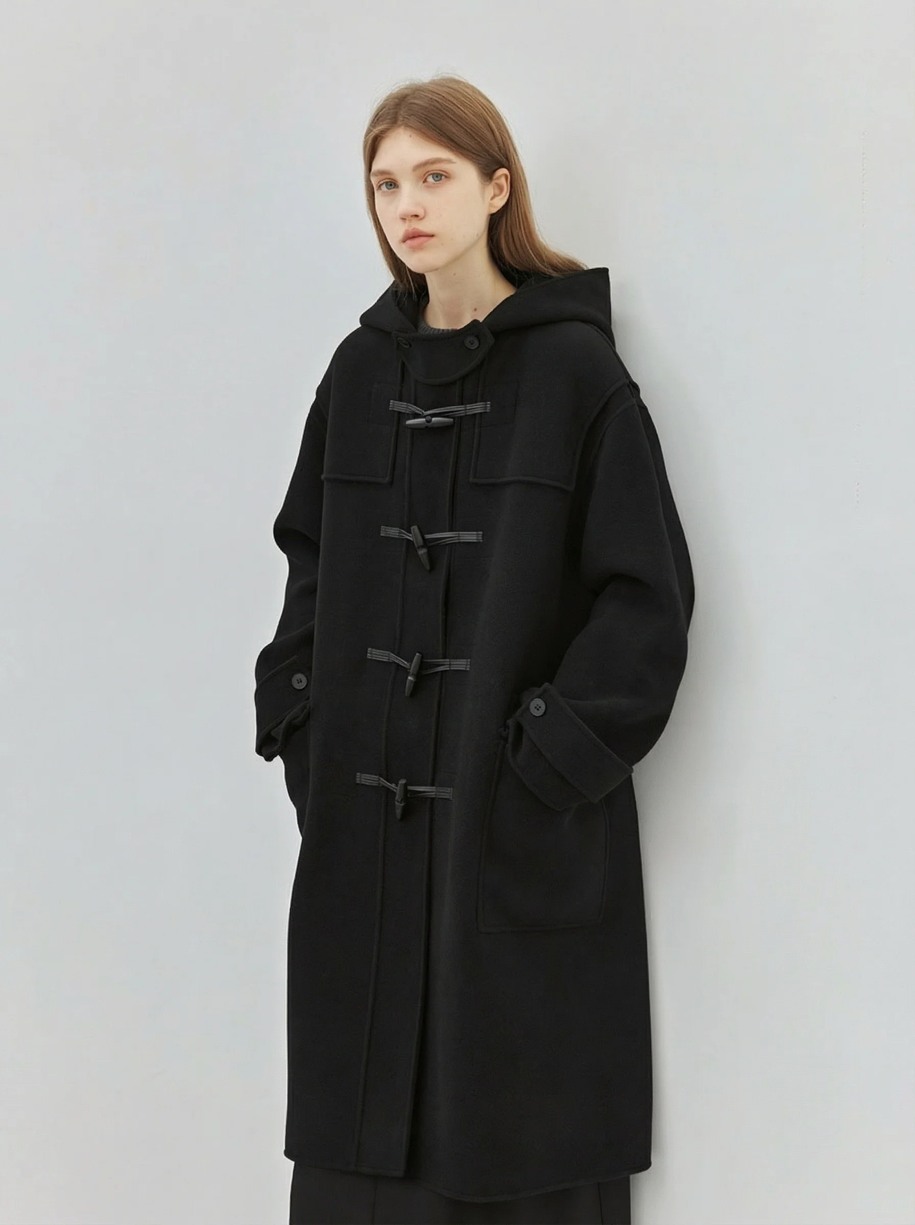 Hooded Duffle Coat - Image 2