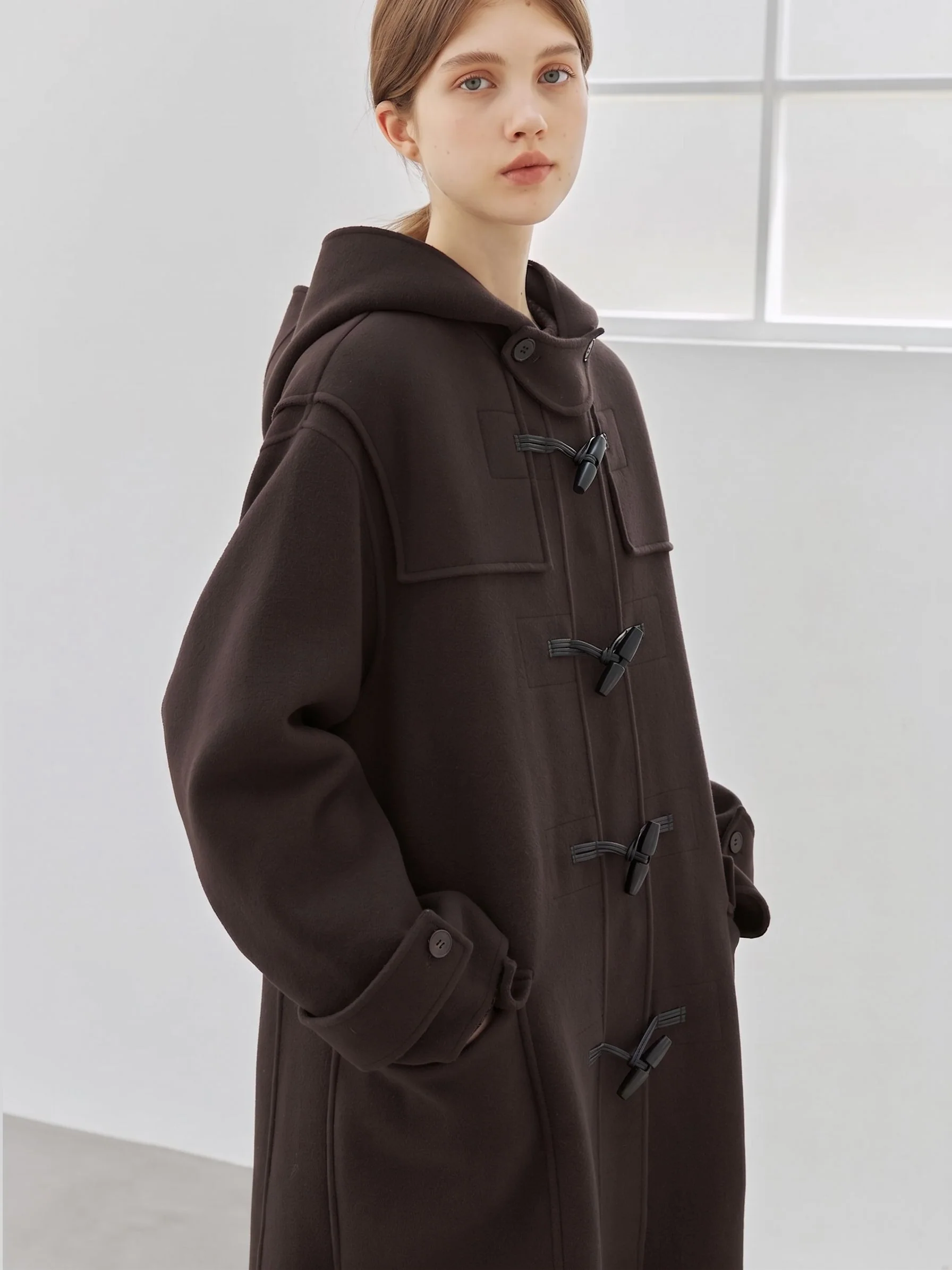 Hooded Duffle Coat - Image 2