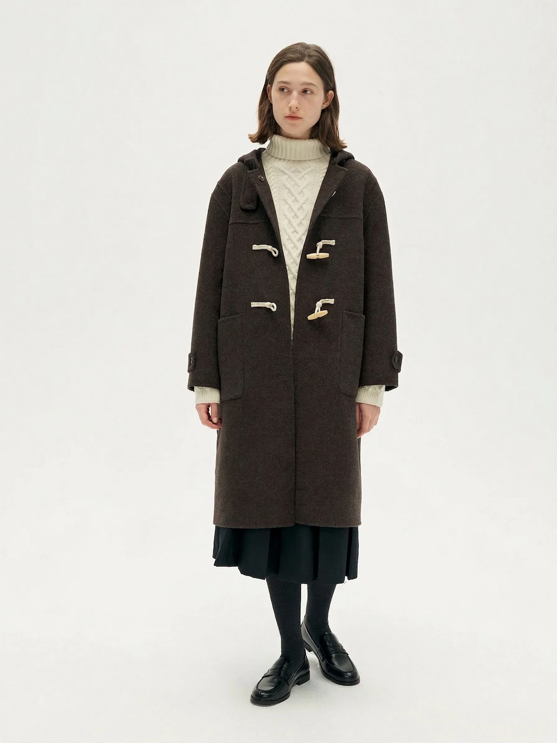Hooded Duffle Coat - Image 6