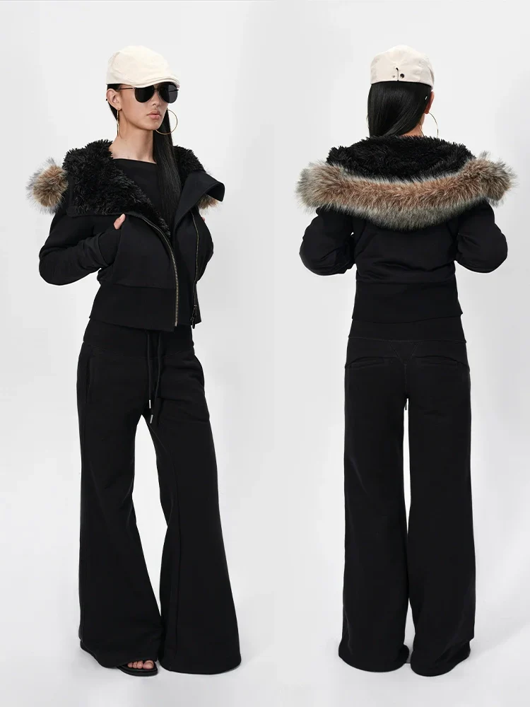 Hooded Fur-Trimmed Cotton Jacket - Image 2
