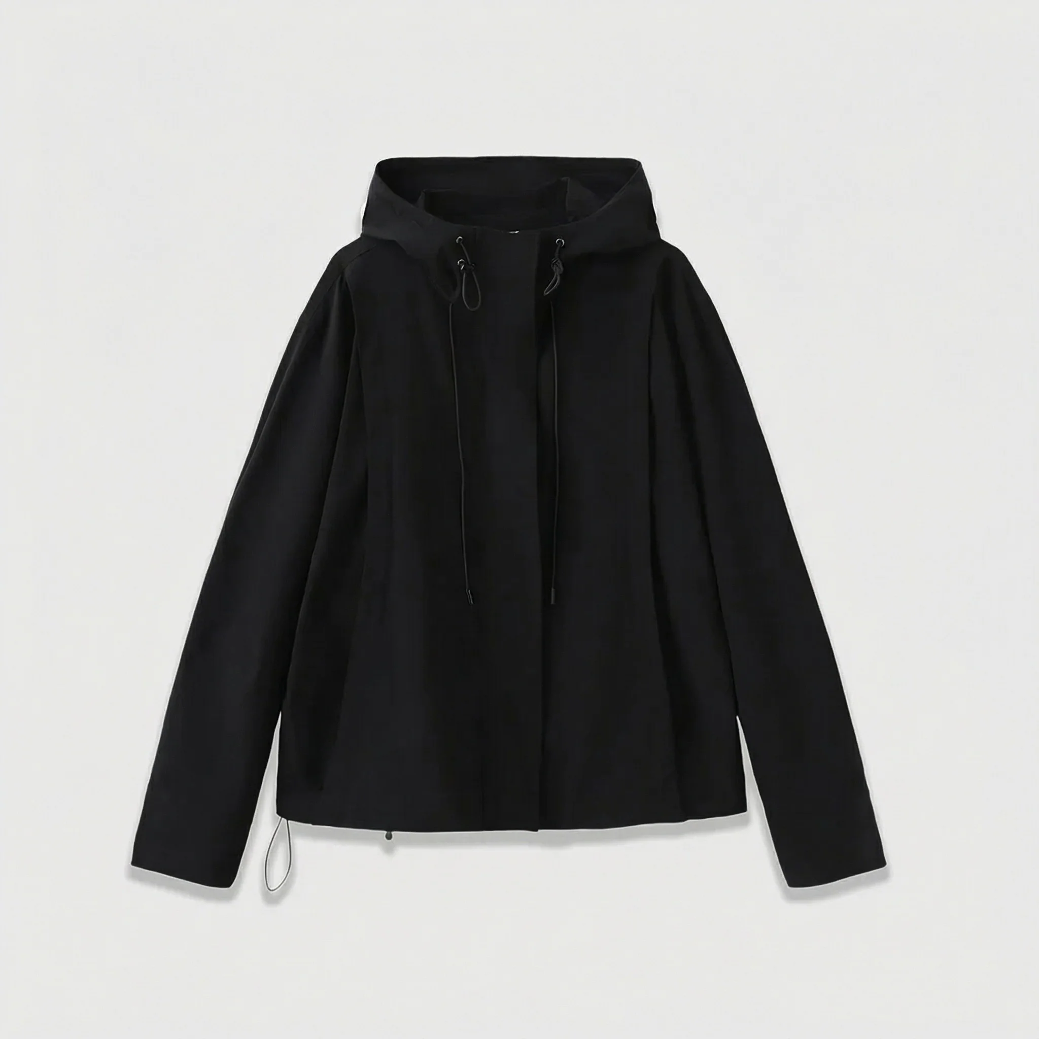 Hooded Jacket and Slit Skirt Set - Image 5