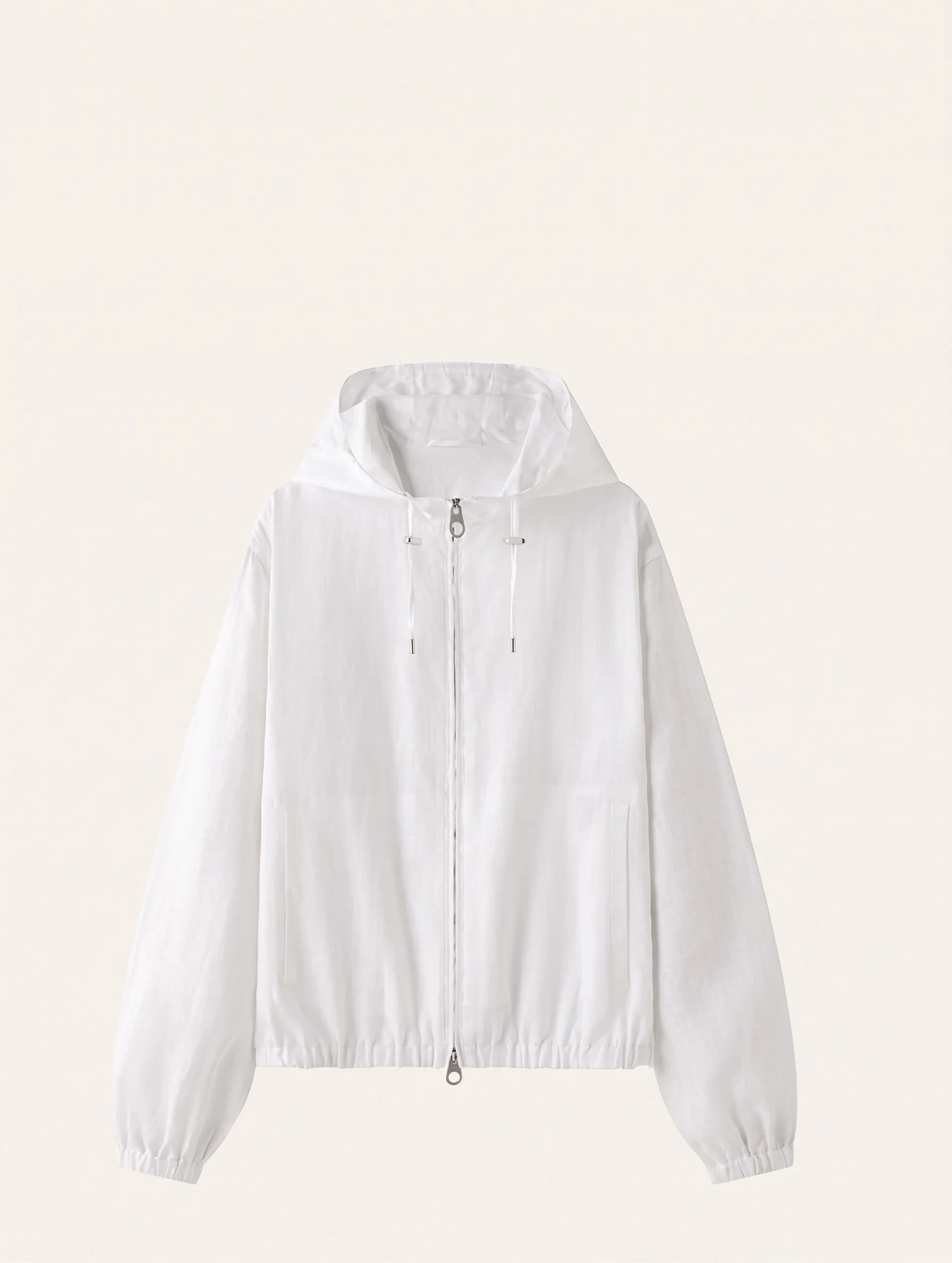 Hooded Linen Jacket - Image 7